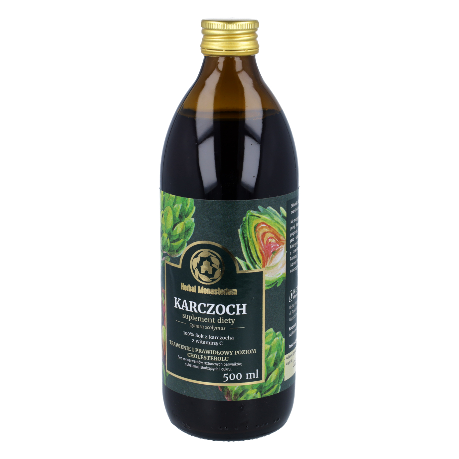 Herbal monasterium sok z karczocha, 500 ml