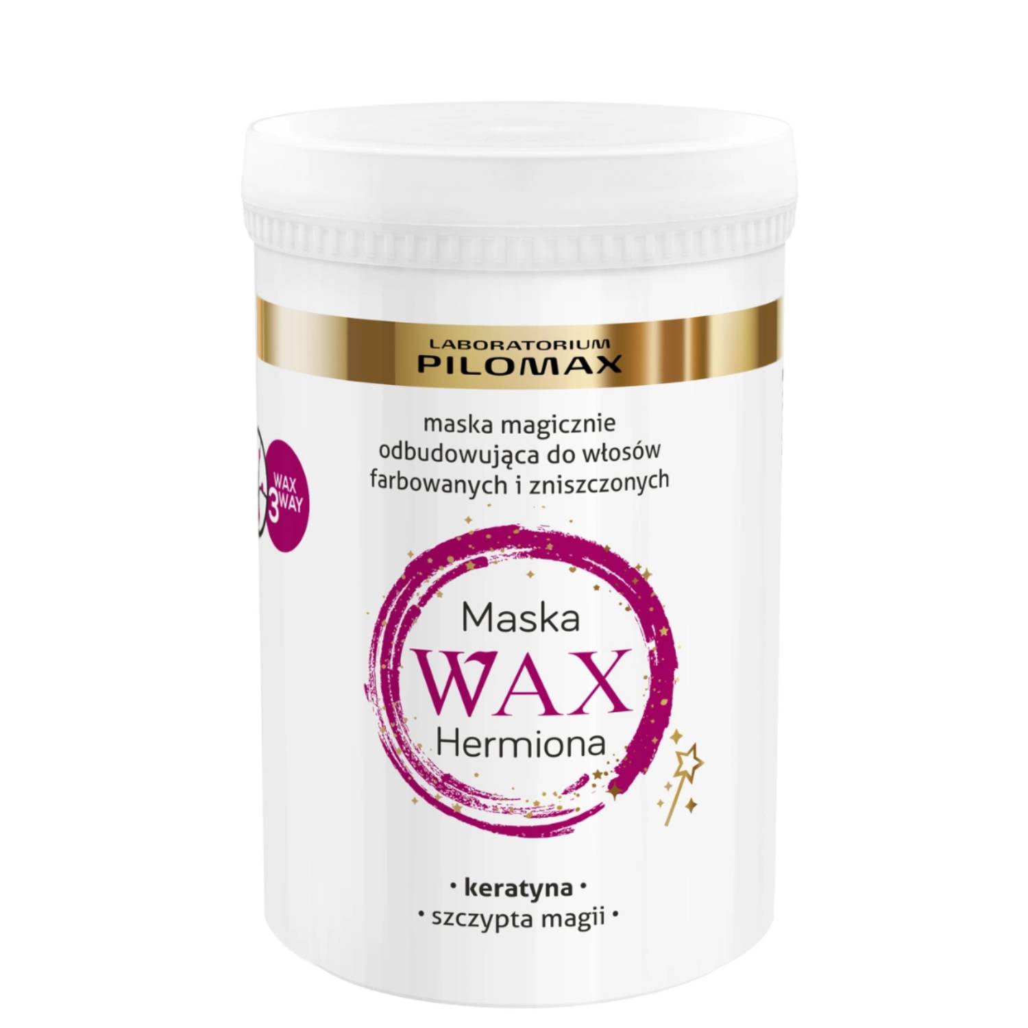 Wax hermiona - maska magicznie odbudowująca z keratyną, 480 ml