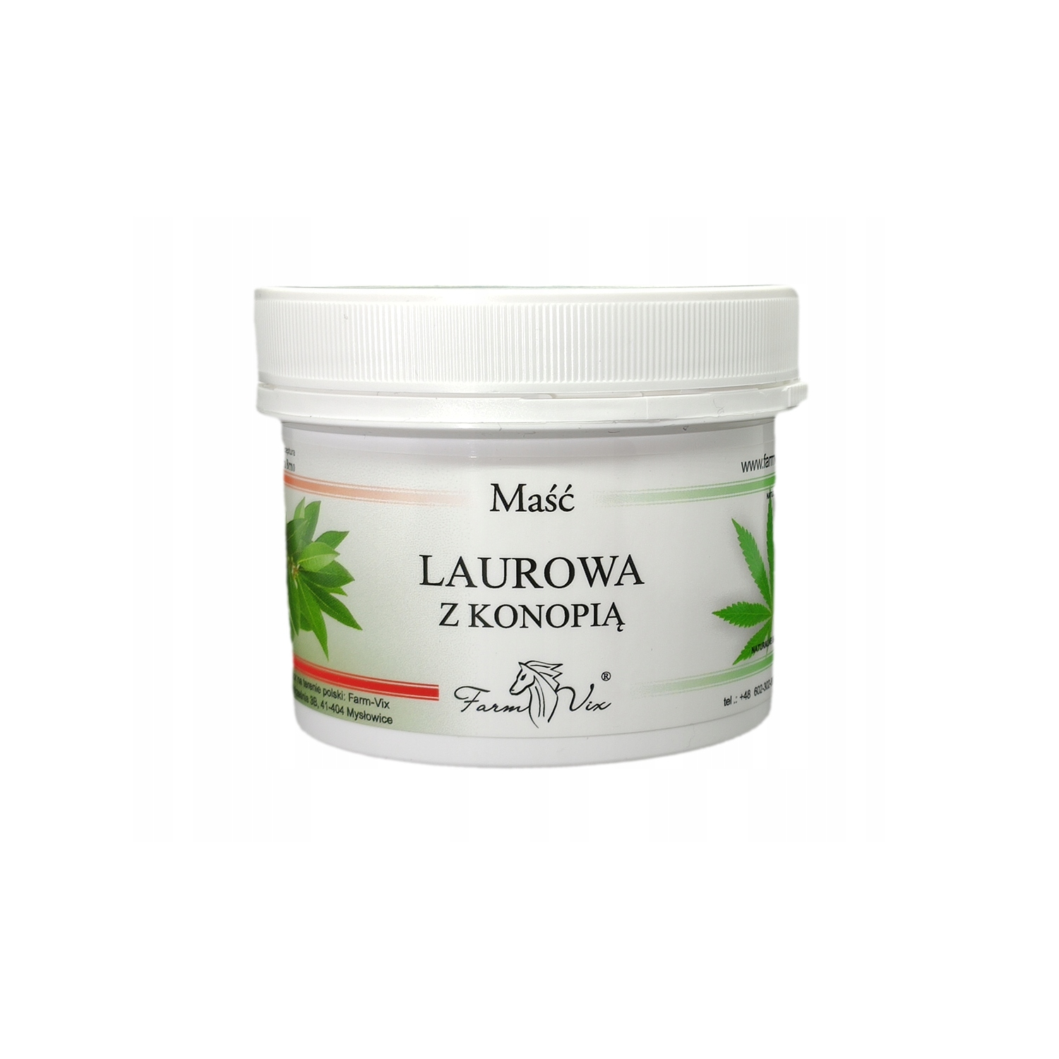 Farm-vix - maść laurowa z konopią, 150 ml
