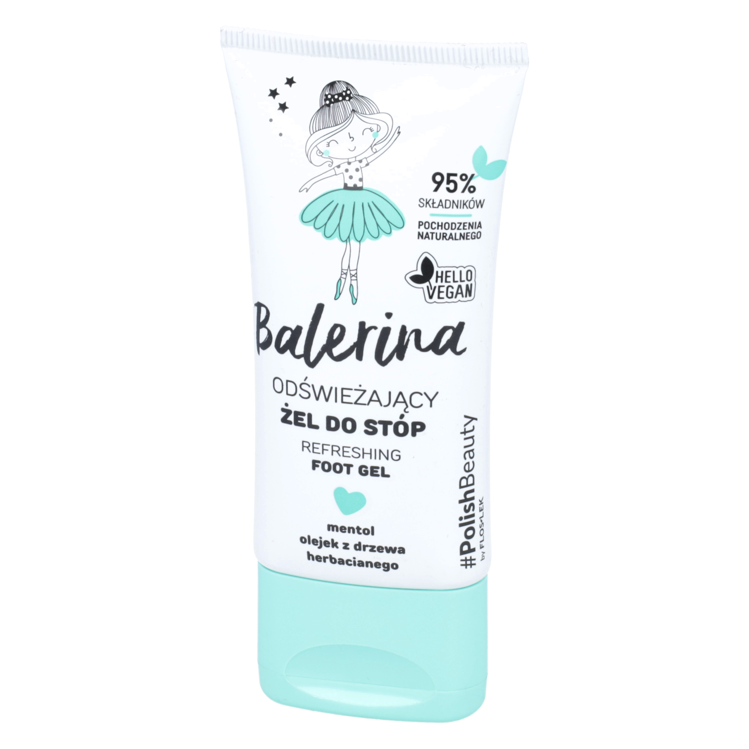 Floslek balerina - odświeżający żel do stóp, 50 ml