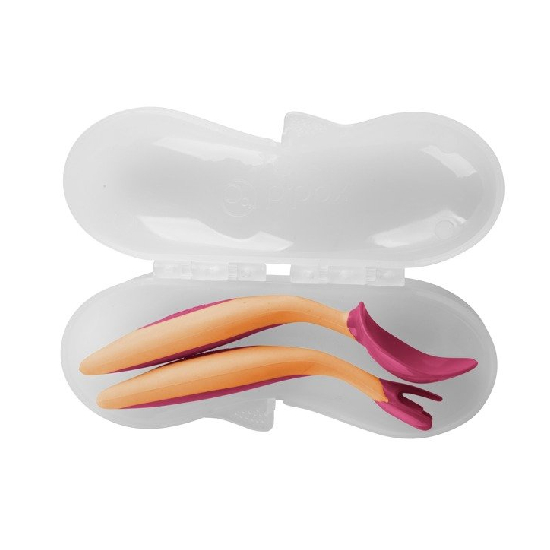 B.box - pierwsze sztućce strawberry shake, 1 sztuka