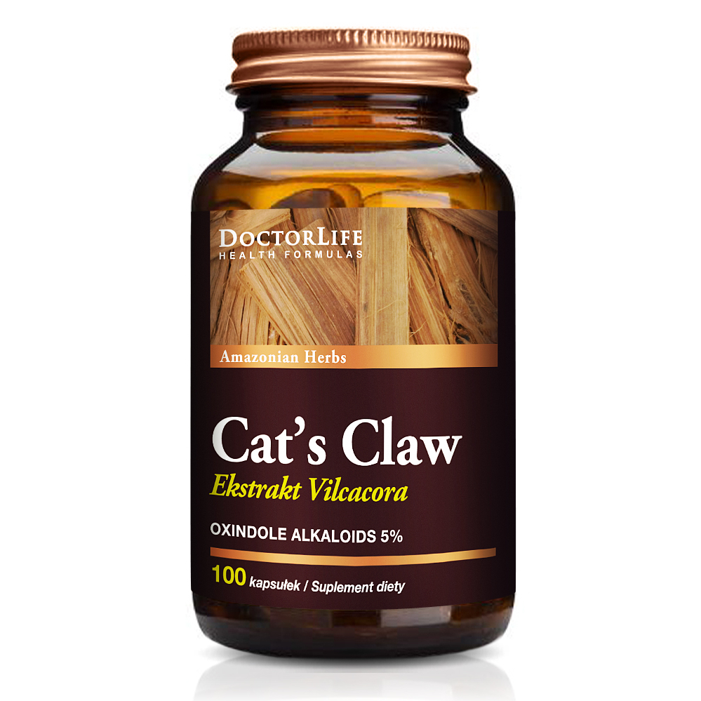 Doctor life cat's claw extract, 100 kapsułek