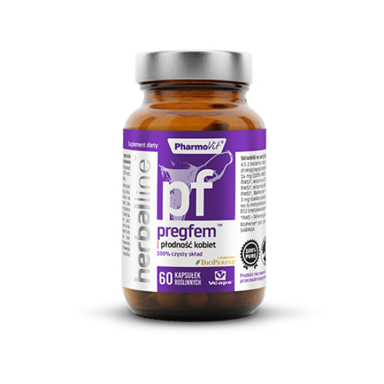Pharmovit herballine pregfem, 60 kapsułek roślinnych