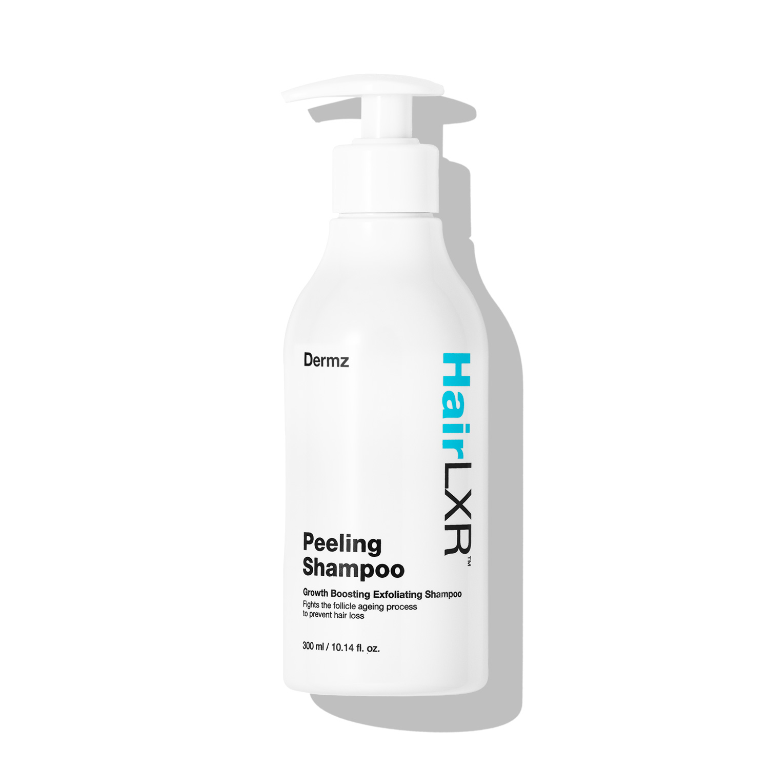 Dermz - hairlxr peeling shampoo, szampon peelingujący do wypadających włosów, 300 ml