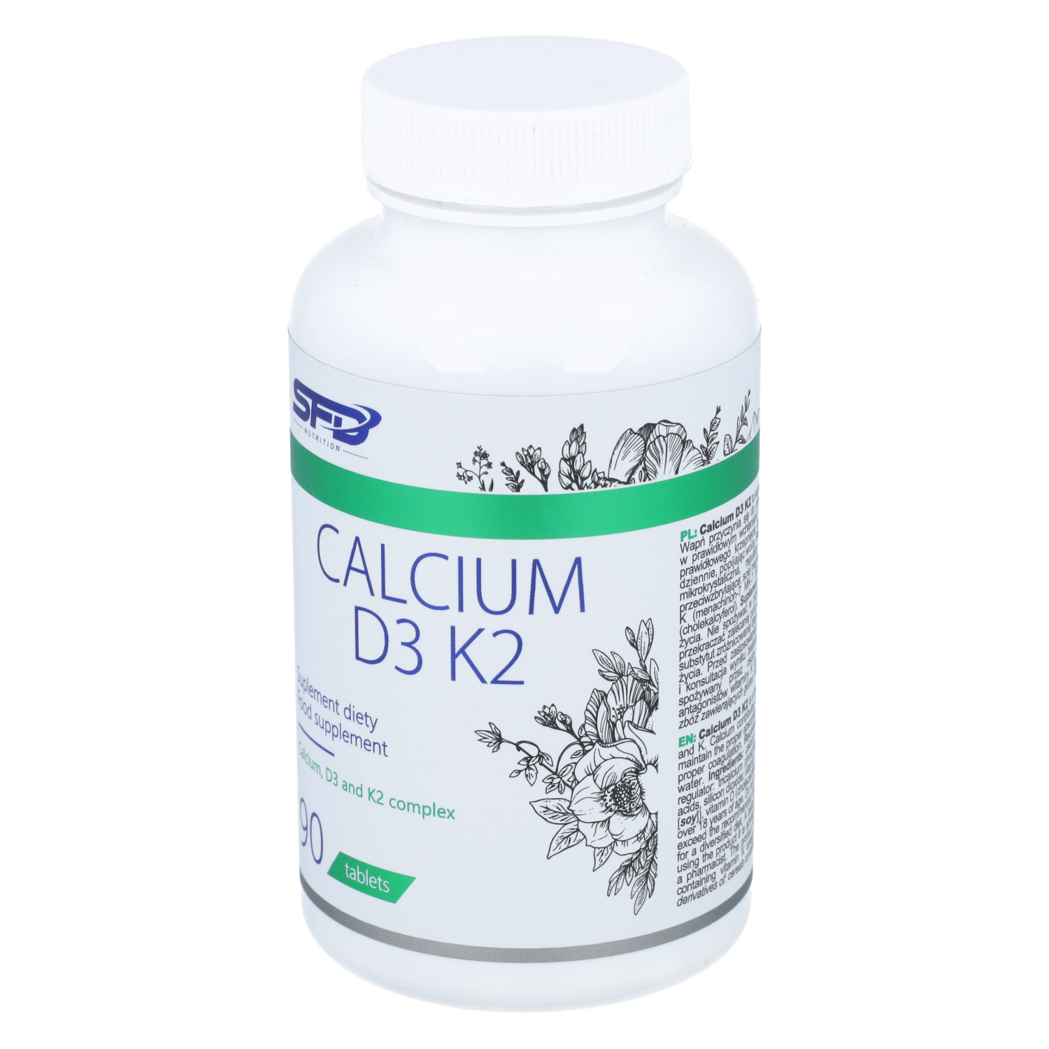 Sfd calcium d3 k2, 90 tabletek (60+30)