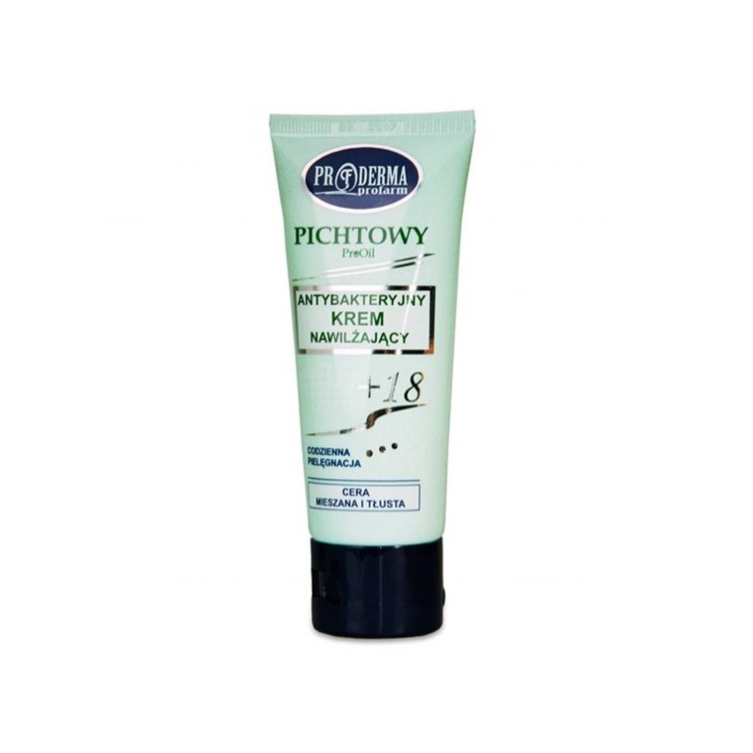 Proderma profarm - pichtowy krem antybakteryjny, nawilżający do cery mieszanej i tłustej, 75 ml