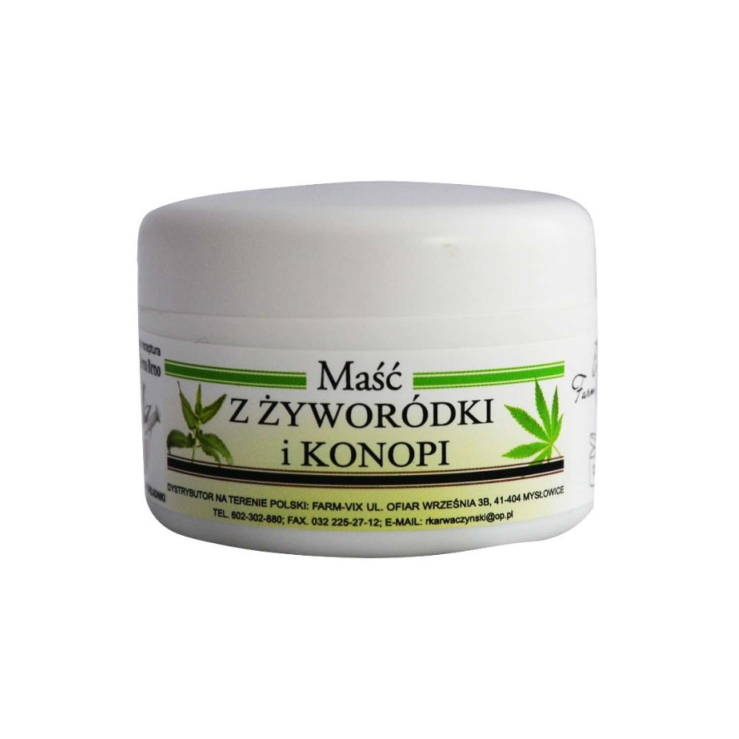 Farm-vix - krem z żyworódki, skutecznie nawilża popękaną skórę ciała, 50 ml