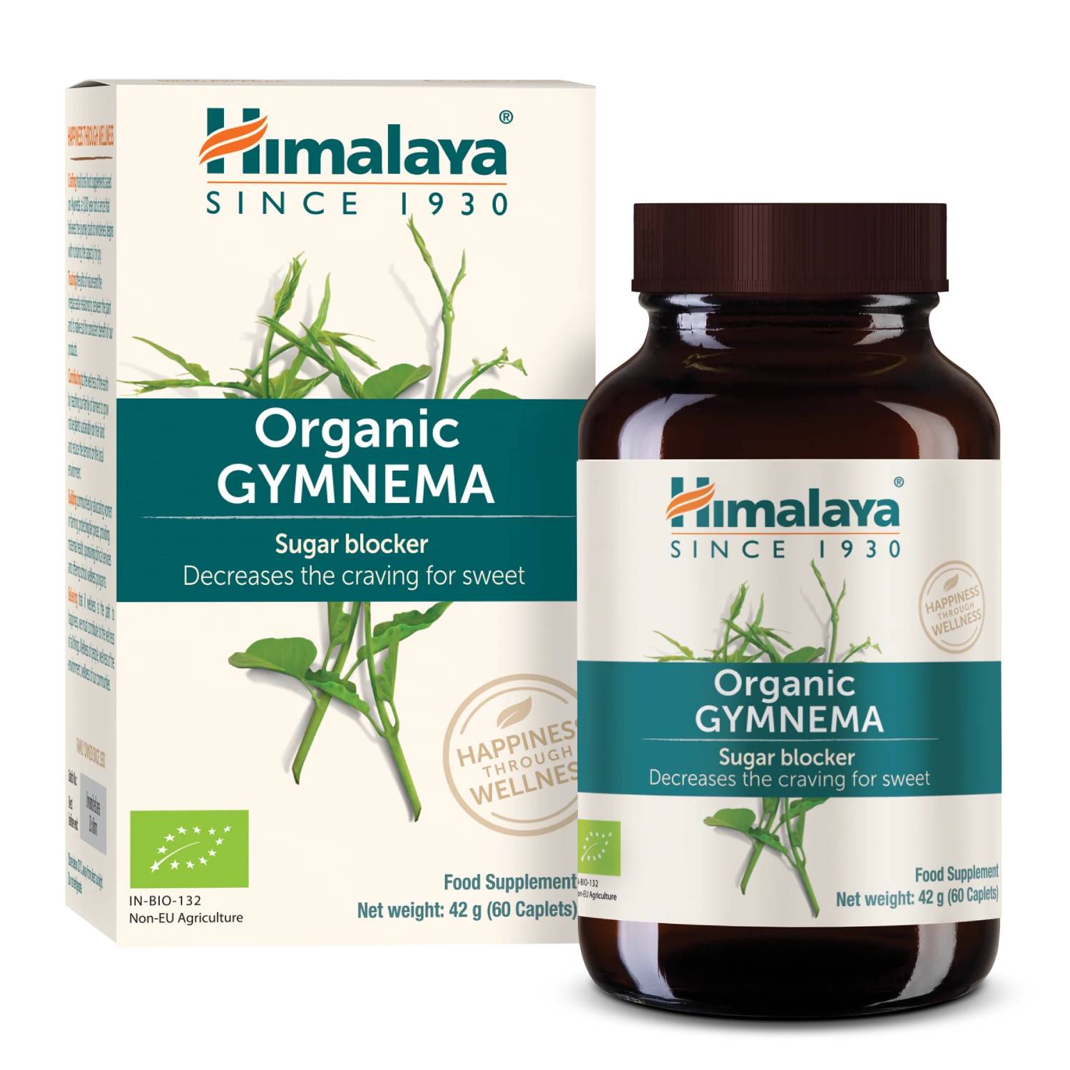 Himalaya organic gymnema, 60 tabletek