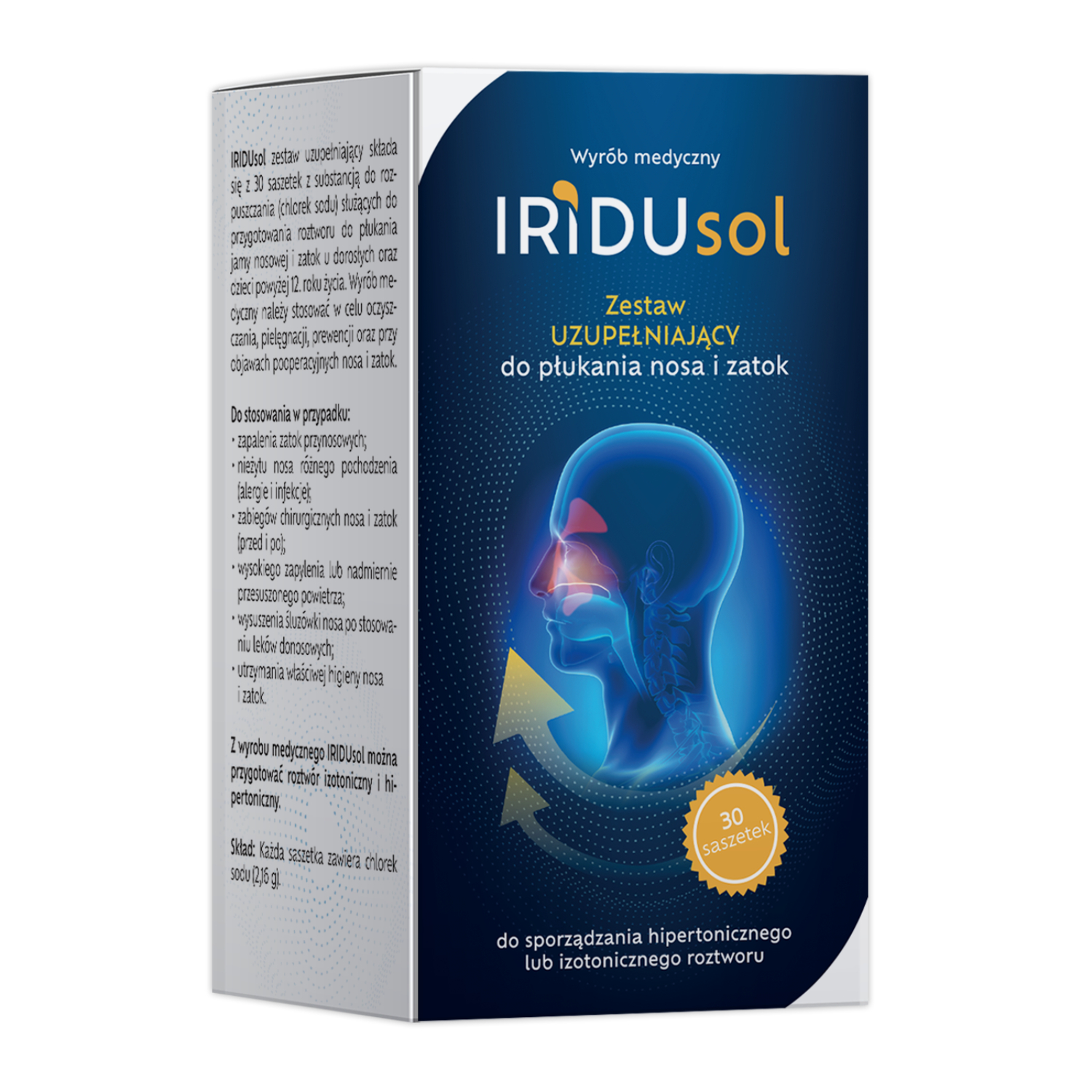 Zdrowe korzyści iridusol, zestaw uzupełniający, 30 saszetek