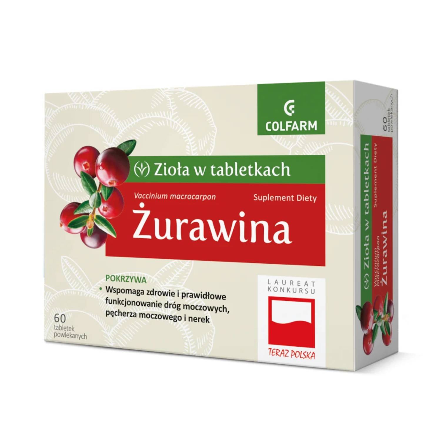 Colfarm żurawina, 60 tabletek