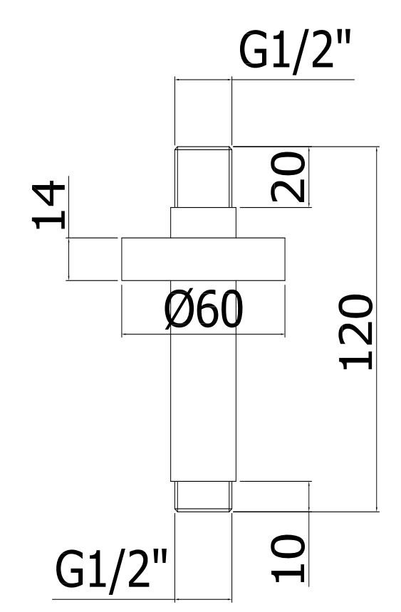 Paffoni Stick ramię sufitowe ZSOF064ST - Wysyłka w 24h