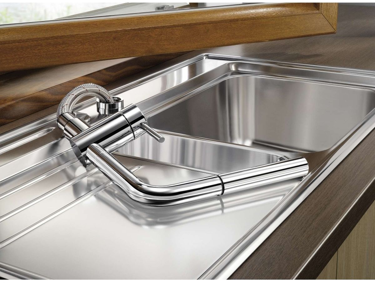 Blanco Linus-S-F bateria kuchenna stojąca chrom 514023 - Wysyłka w 24h