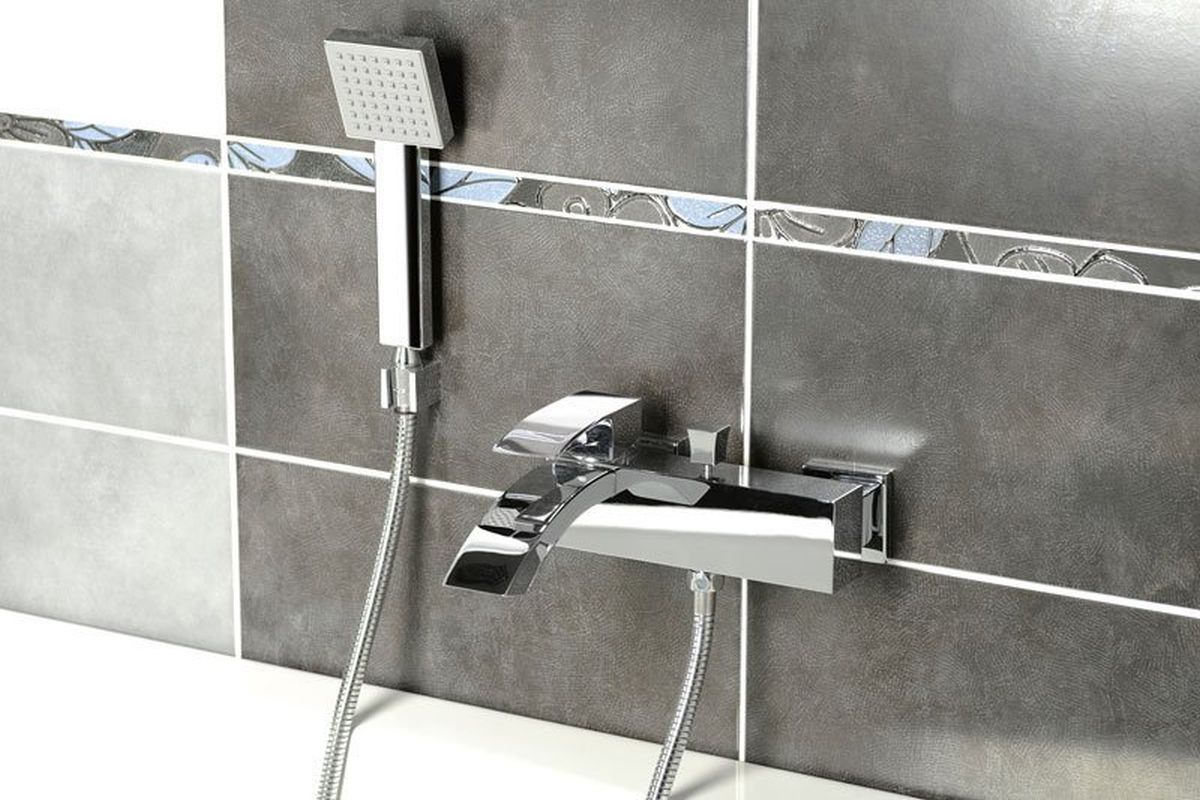 Sapho Ginko bateria wannowo-prysznicowa ścienna chrom 1101-10