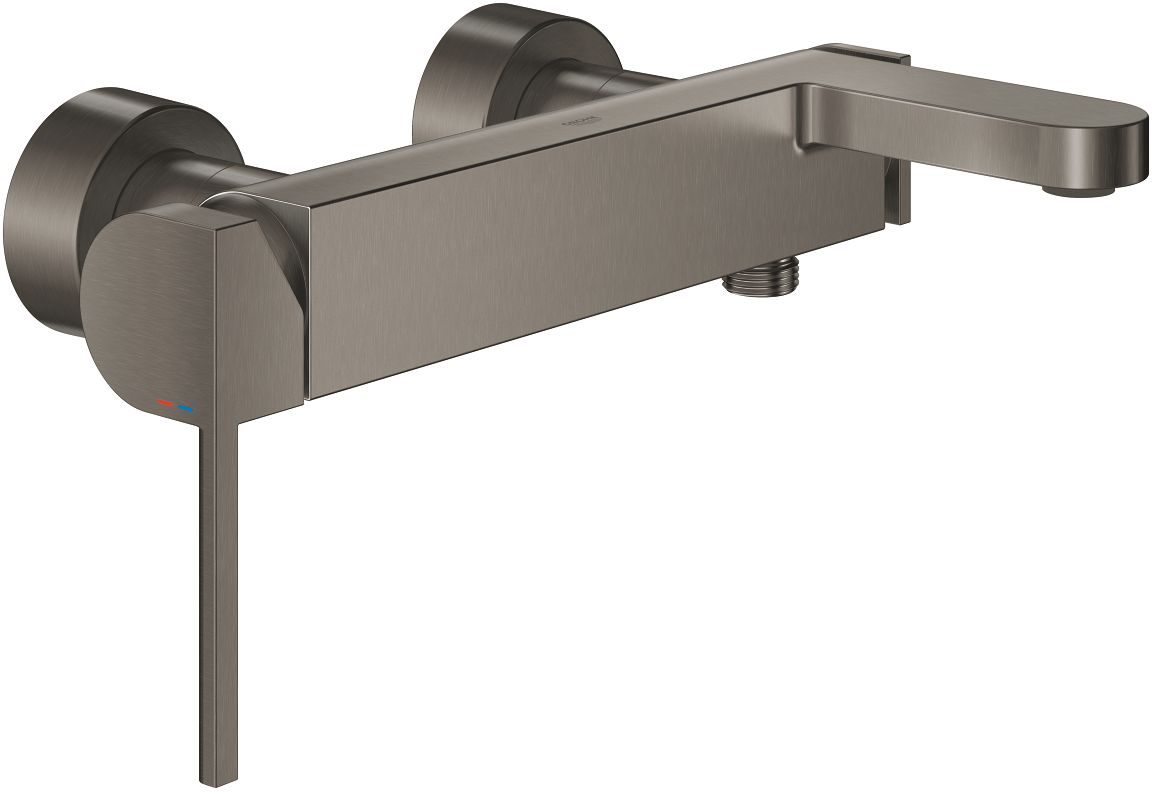 Grohe Plus bateria wannowo-prysznicowa ścienna brushed hard graphite 33553AL3