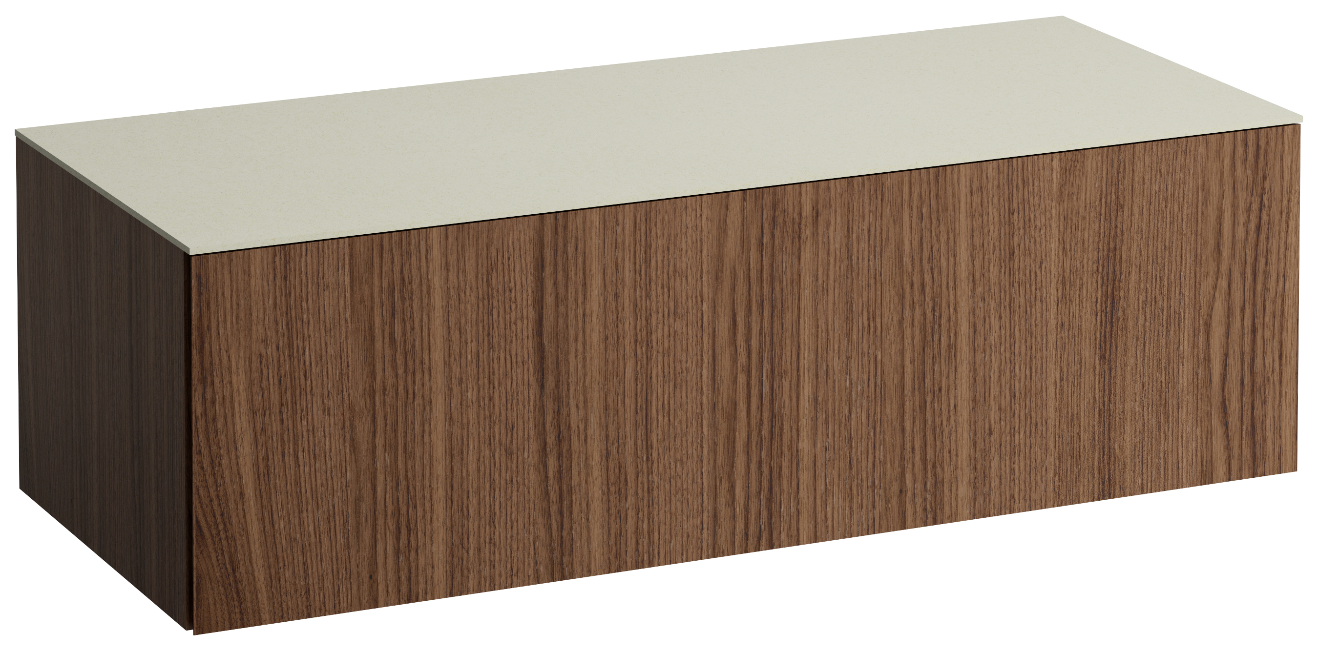 Laufen Il Bagno Alessi szafka 120 cm podumywalkowa wisząca z blatem noce canaletto H4313000976301