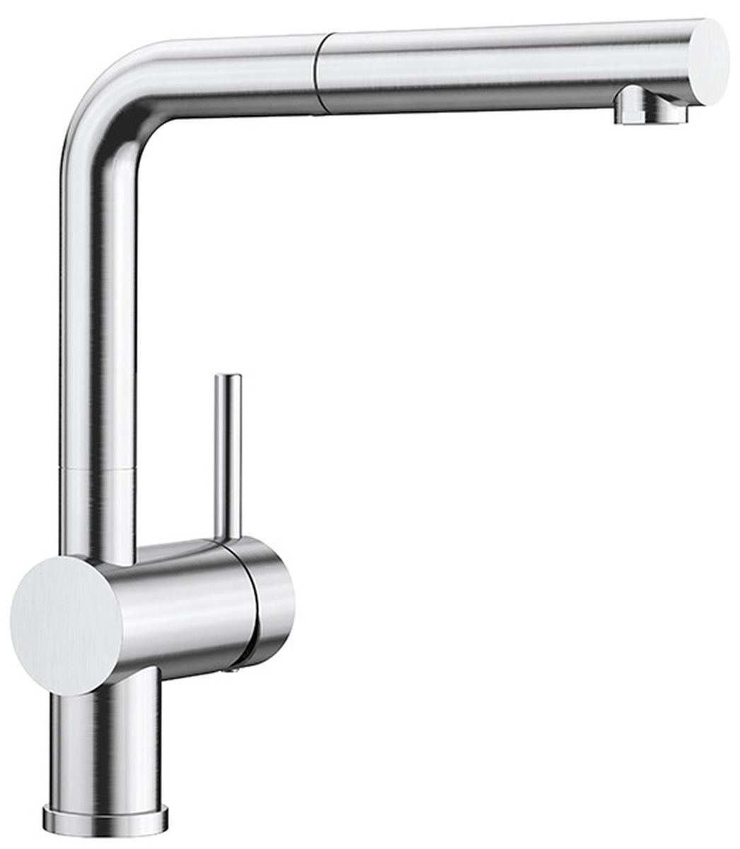 Blanco Linus-S bateria kuchenna stojąca z wyciąganą wylewką stal 526242