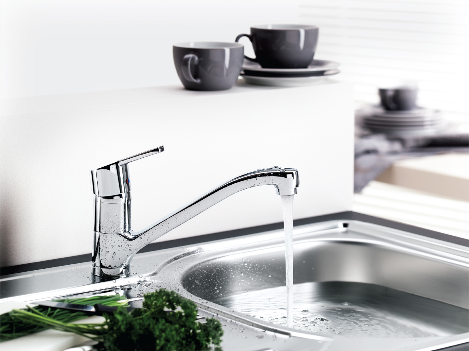 Kludi Logo Neo bateria kuchenna stojąca chrom 379190575