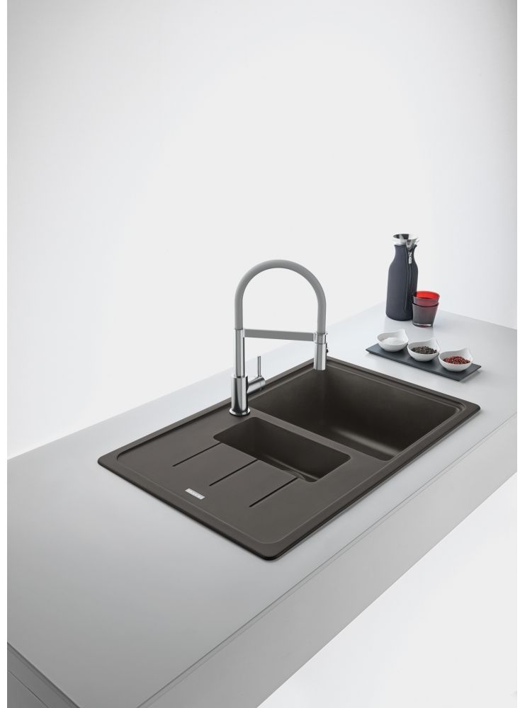 Franke Basis zlewozmywak granitowy 78x50 cm szary 114.0716.319