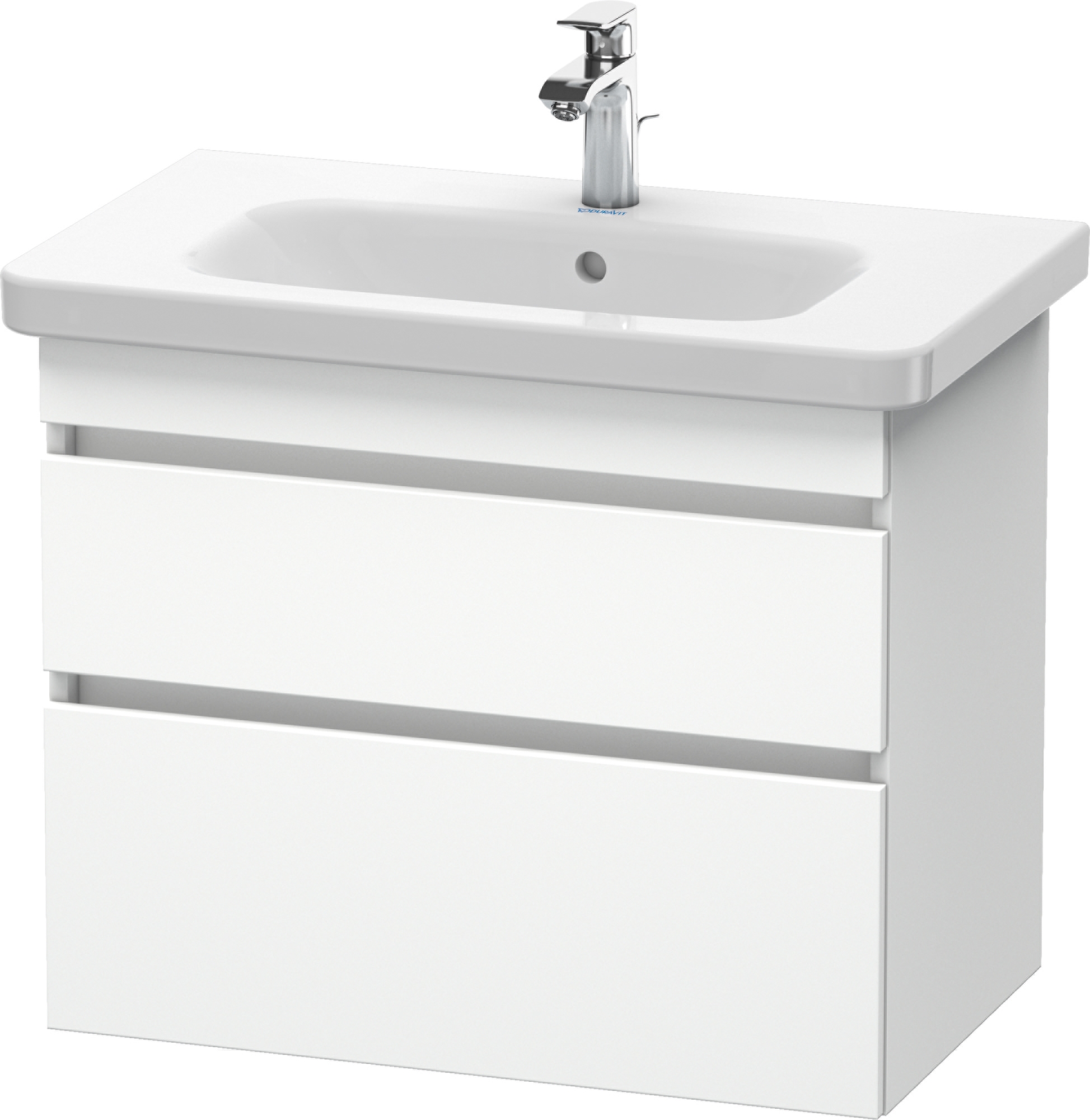 Duravit DuraStyle szafka 73 cm podumywalkowa wisząca biały mat DS648101818