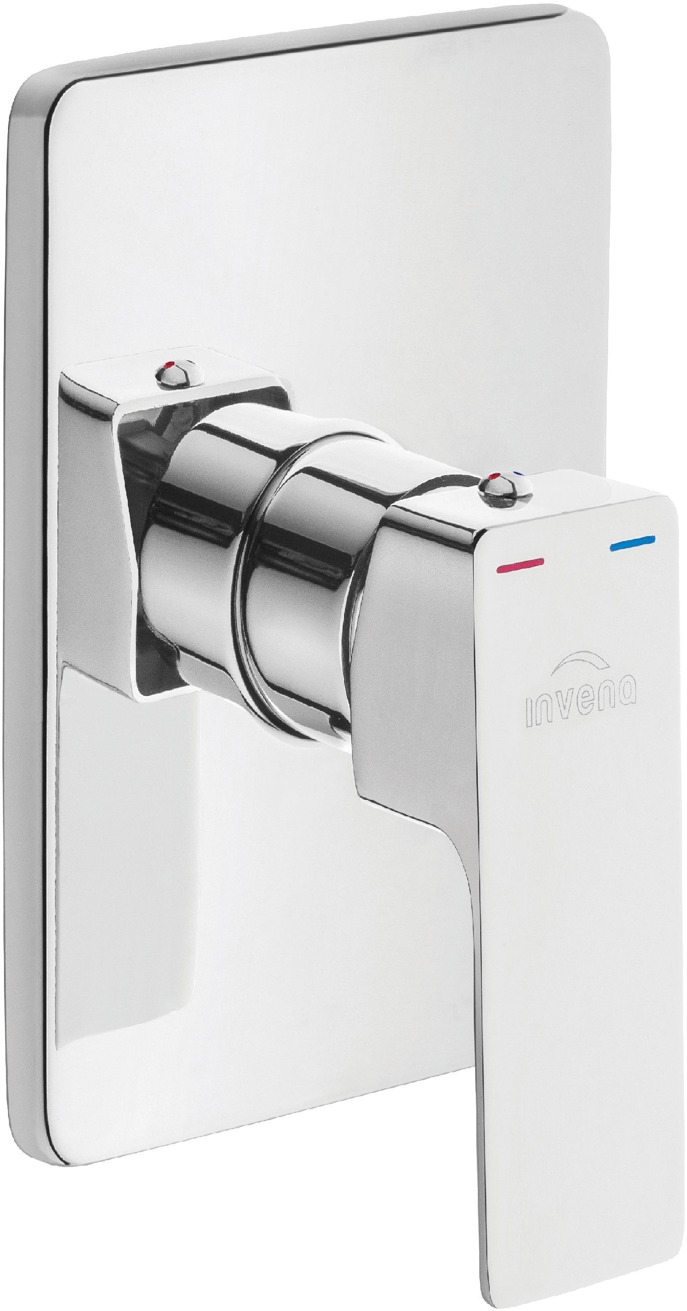 Invena Nyks bateria prysznicowa podtynkowa chrom BP-28-001