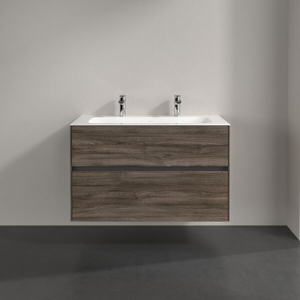 Villeroy & Boch Collaro szafka 99,6x49,8x60,3 cm podumywalkowa wisząca Stone Oak C139B0RK