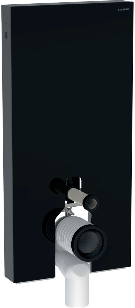 Geberit Monolith moduł sanitarny do WC stojącego szkło szary piaskowy/aluminium 131.003.SJ.6