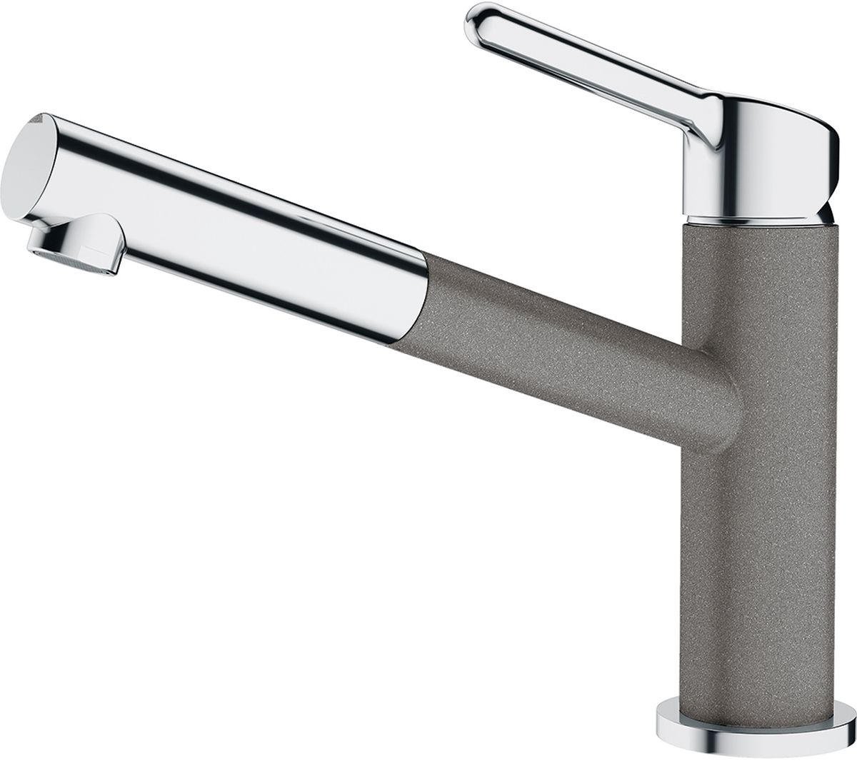 Franke Orbit Pull-Out bateria kuchenna stojąca z wyciąganą wylewką chrom/kamienny szary 115.0623.141