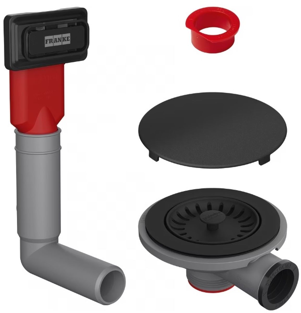 Franke Maris syfon zlewozmywakowy czarny mat 112.0658.444