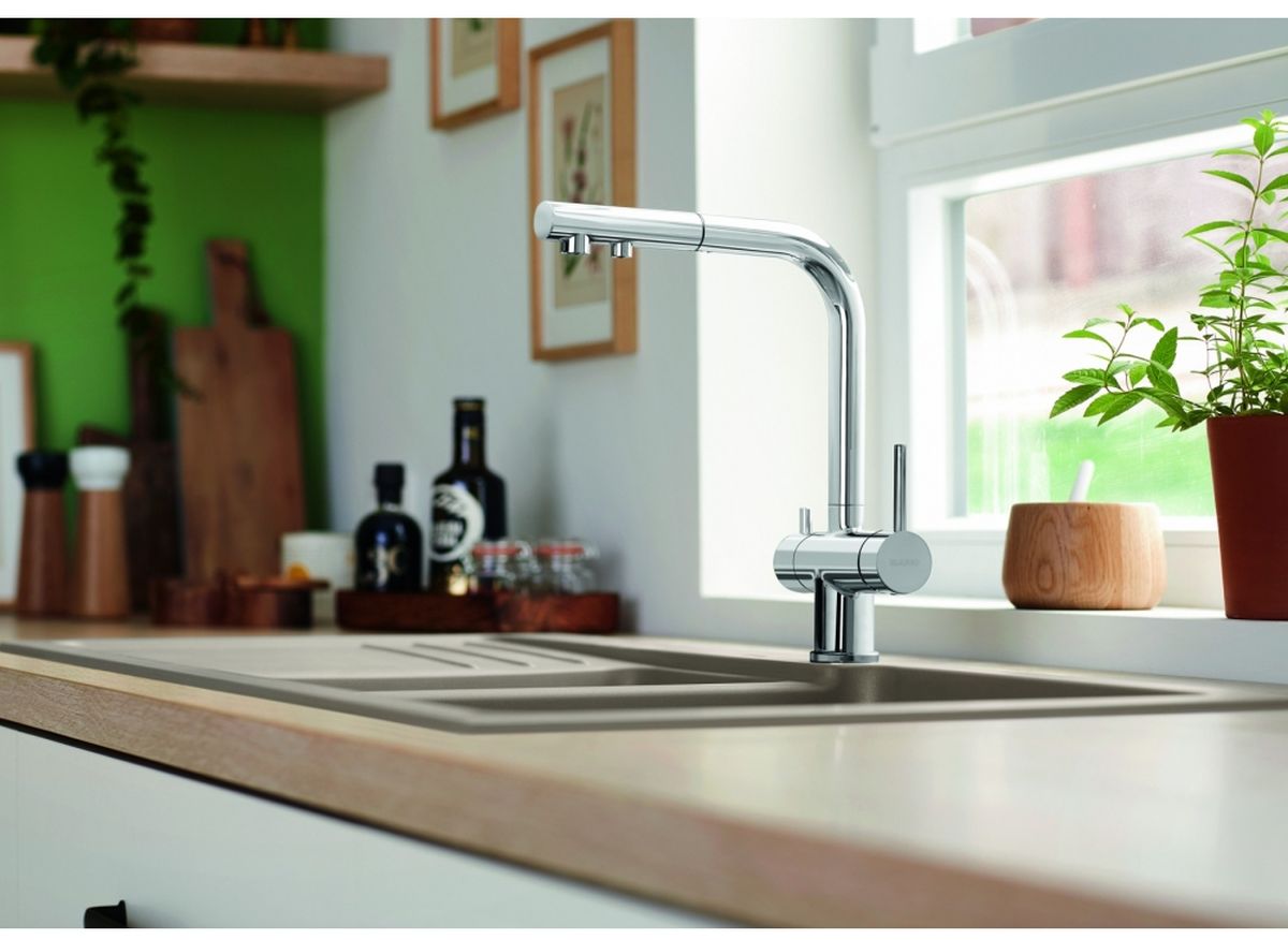 Blanco Fontas-S II bateria kuchenna stojąca chrom 525198 - Wysyłka w 24h