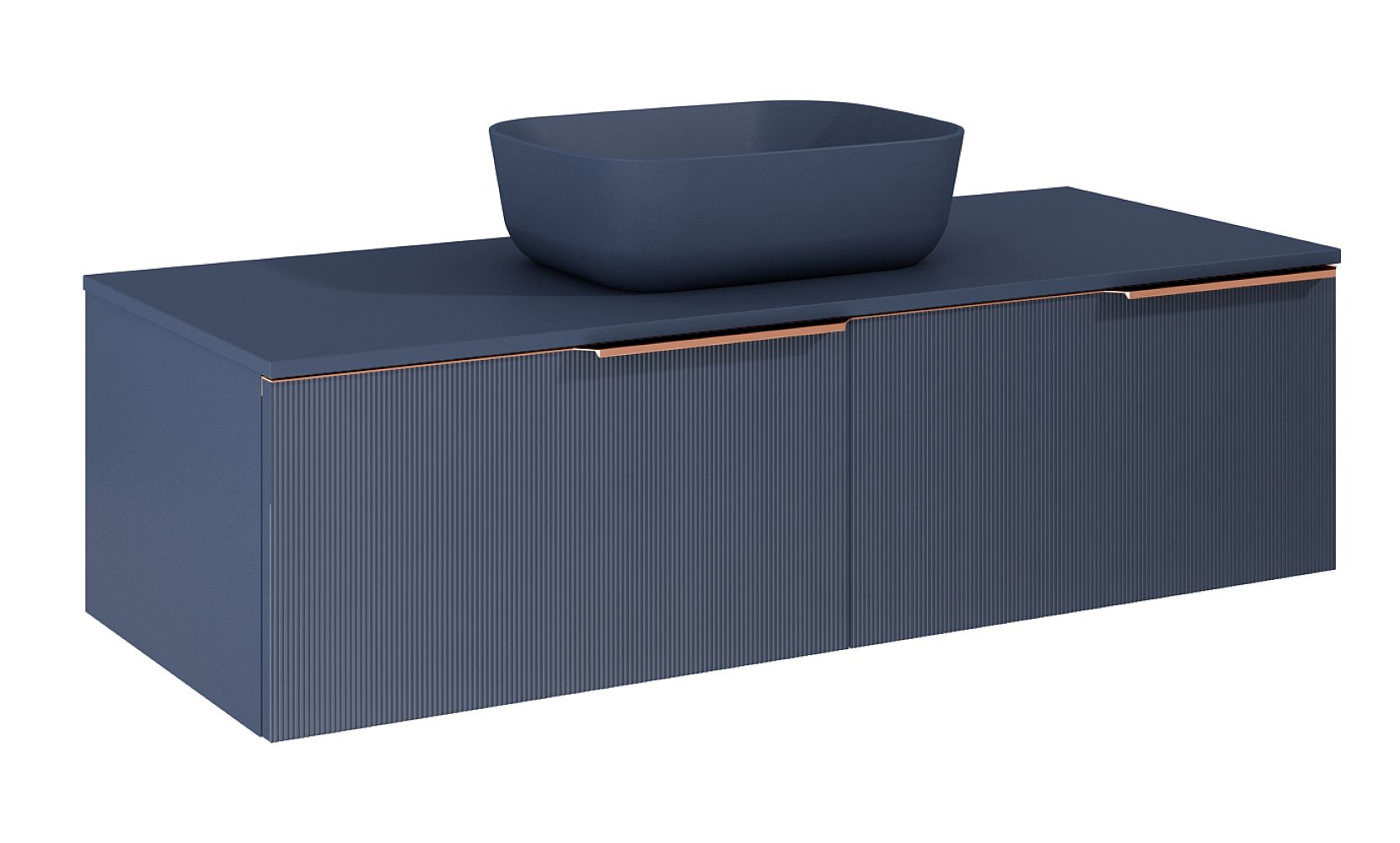 Elita Soho Slim szafka 120x45,3x31,8 cm podumywalkowa wisząca navy blue matt RE081204047030