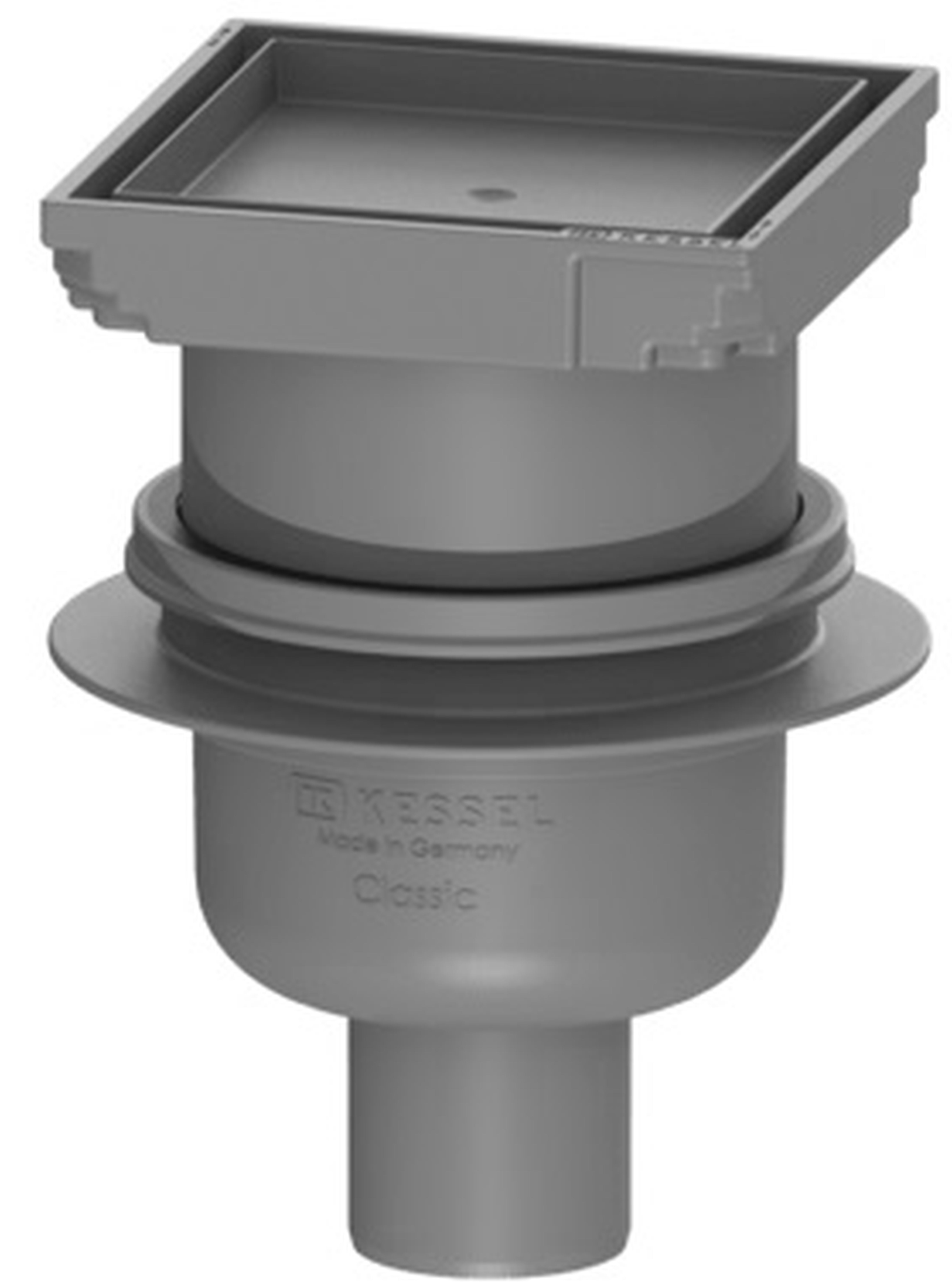 Kessel Classic wpust łazienkowy z pokrywą DN50 40250.66