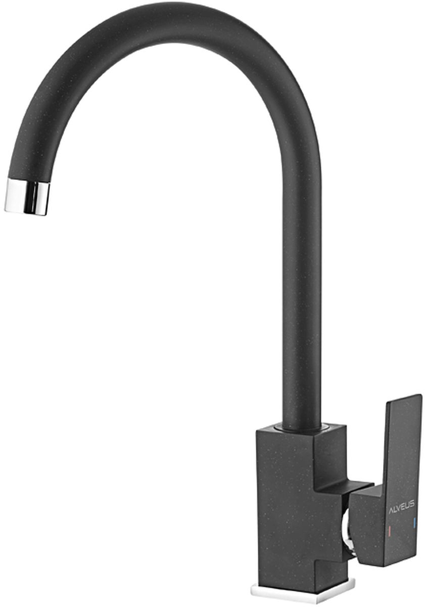 Alveus Santo bateria kuchenna stojąca czarna 1129041