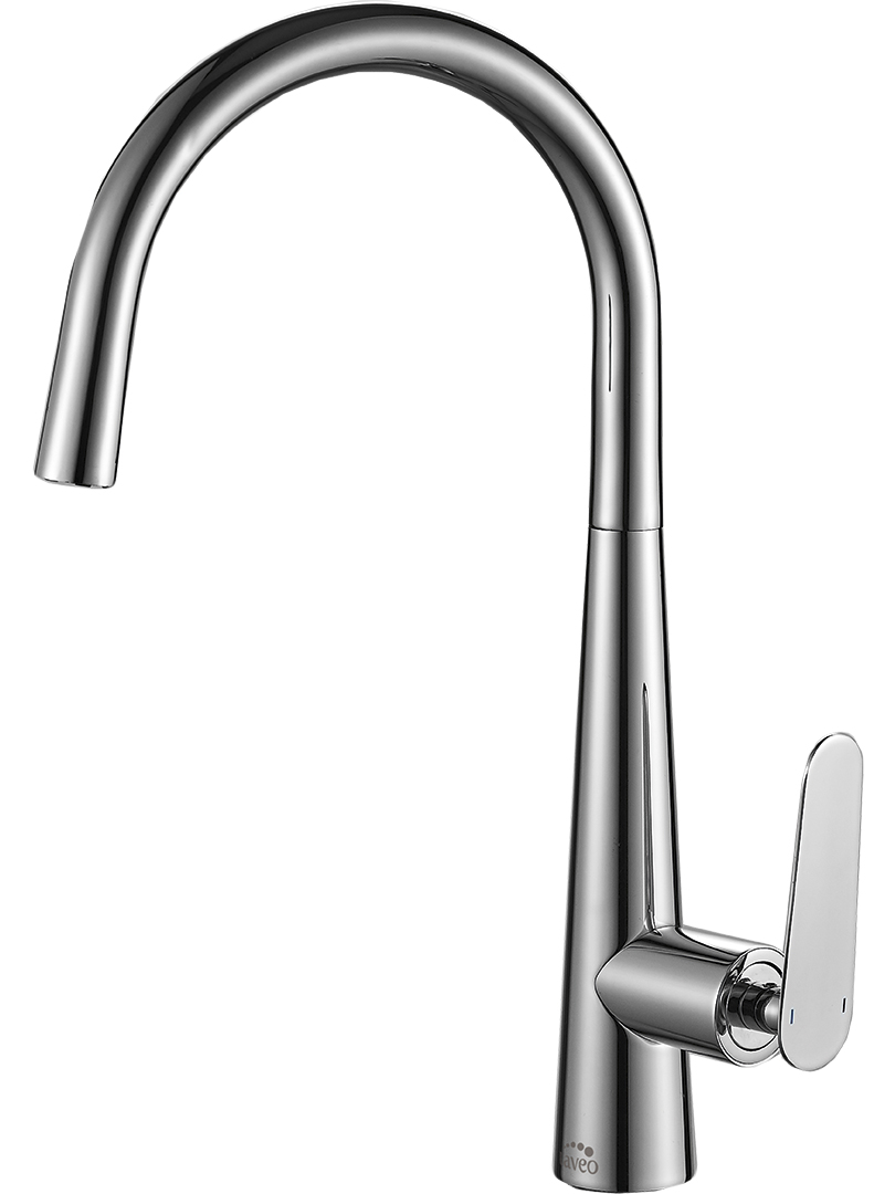 Laveo Nalda bateria kuchenna stojąca z wylewką U chrom BAY068D