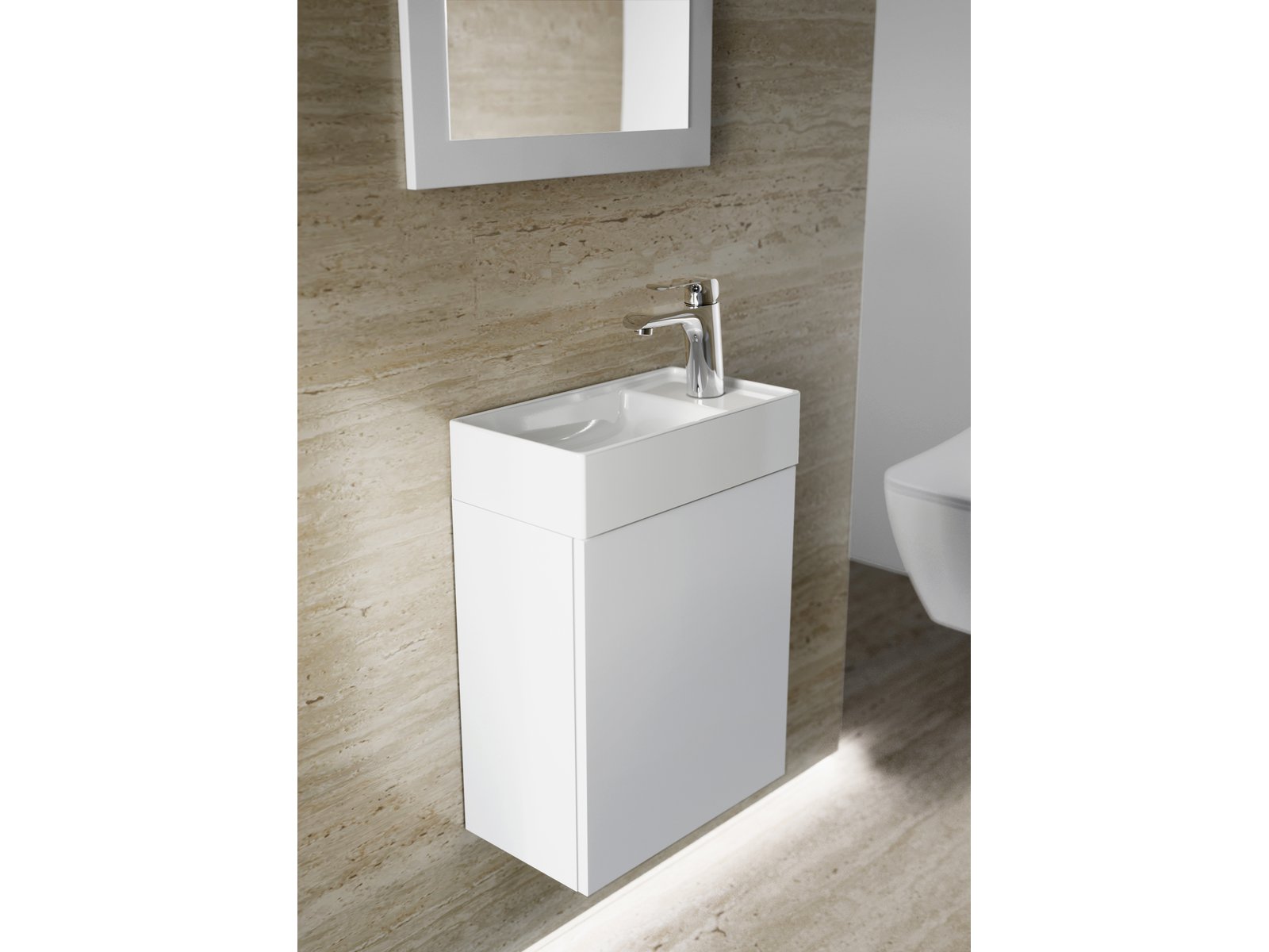 Ravak Veda szafka 40 cm podumywalkowa wisząca biała X000001386