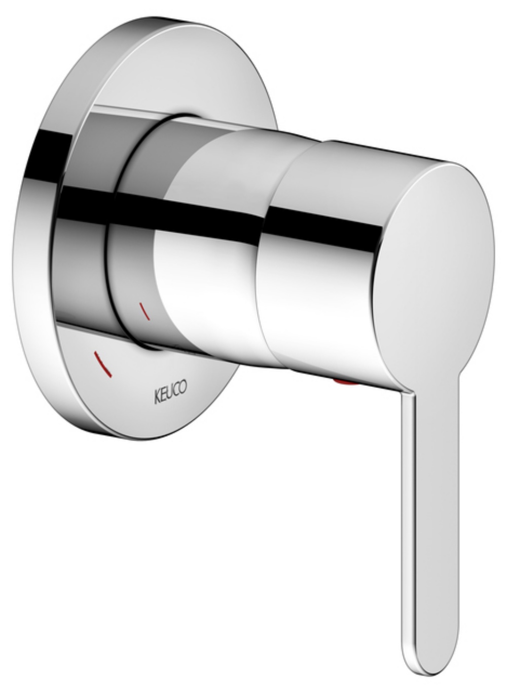 Keuco IXMO Flat bateria prysznicowa podtynkowa chrom 59551010301