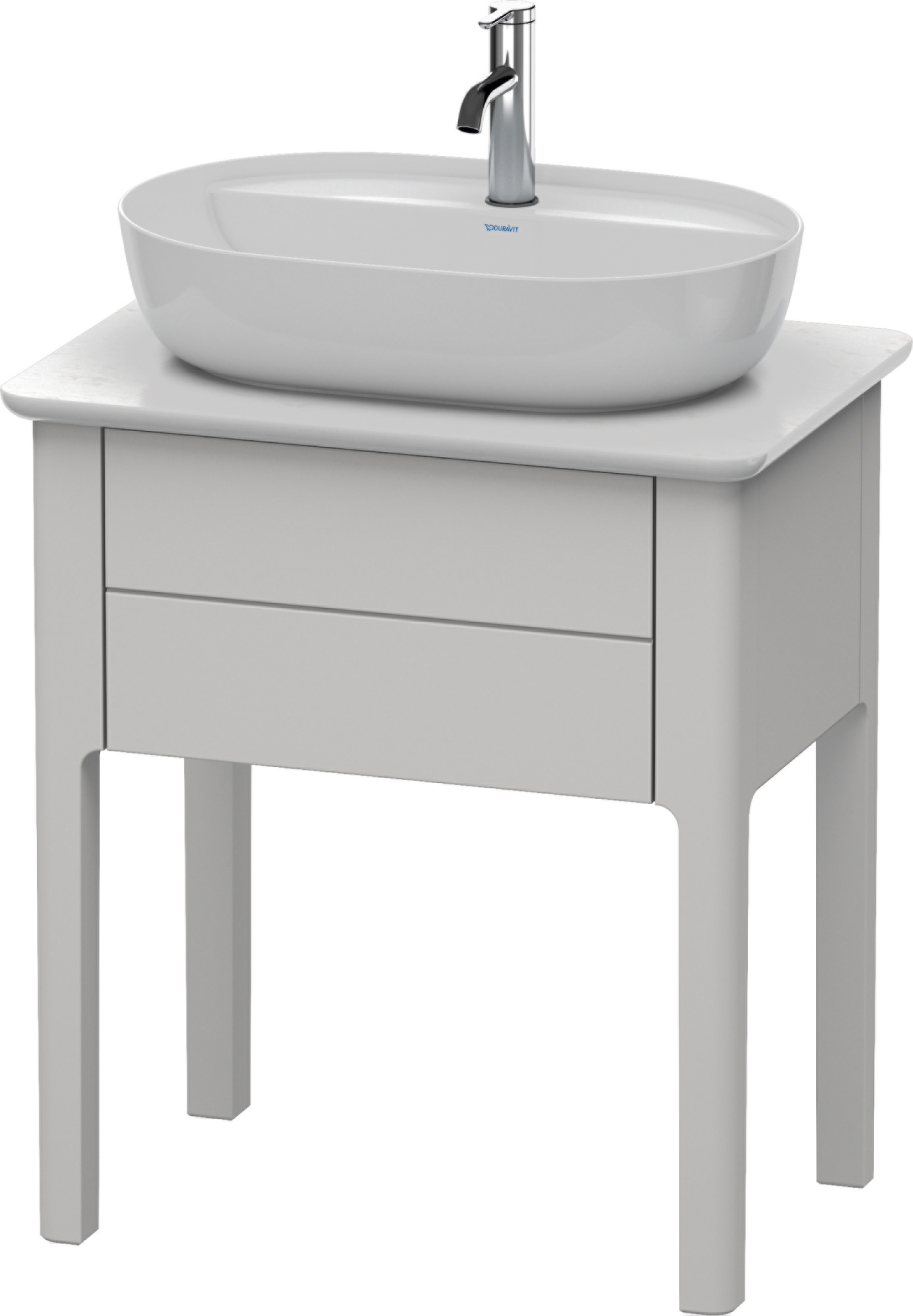 Duravit Luv szafka 65 cm podumywalkowa biały nordic satynowy mat LU956003939