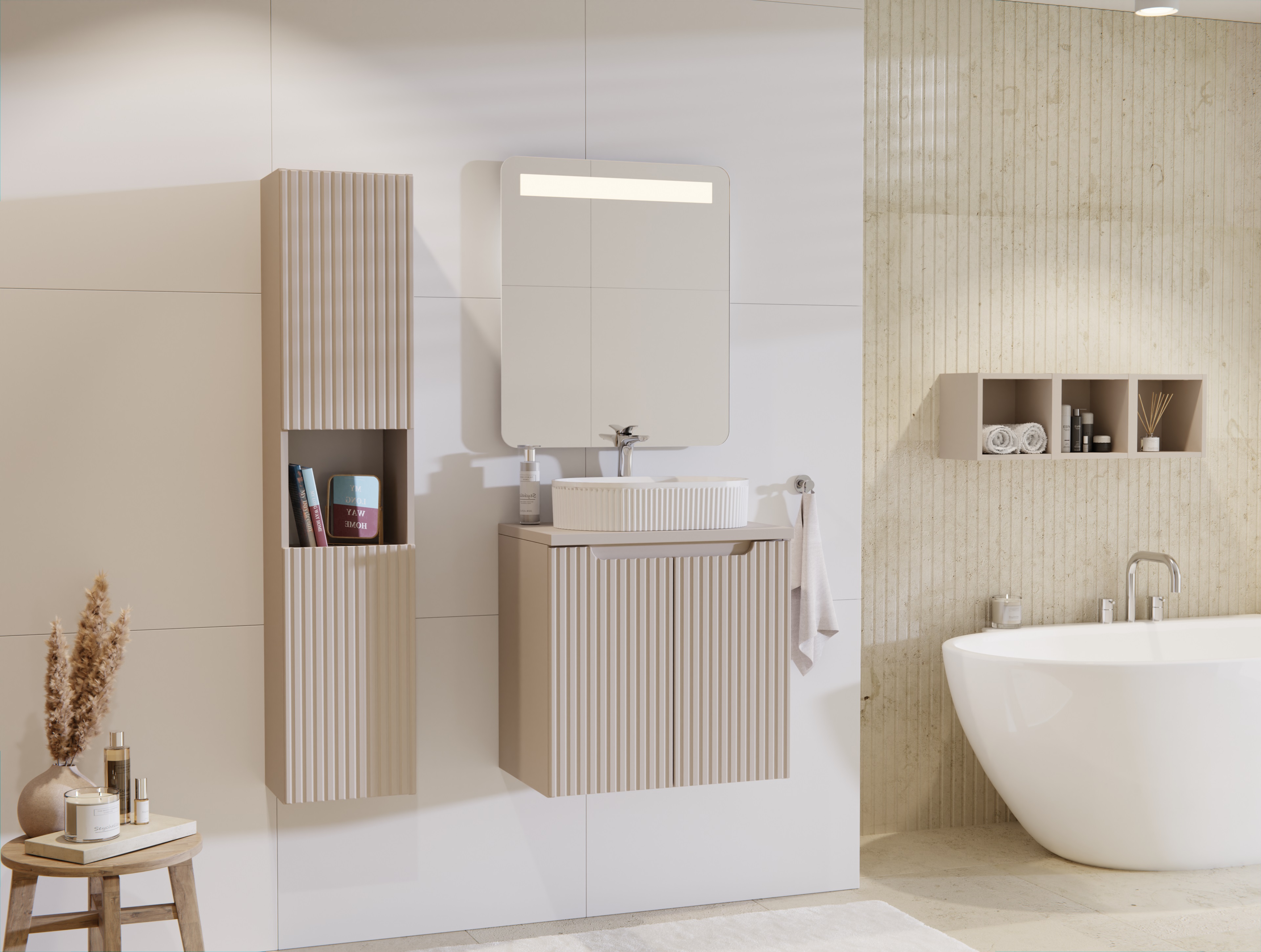 Comad Nova Cashmere szafka 60x39x57 cm podumywalkowa wisząca kaszmir NOVA CASHMERE 82-60-2D - Wysyłka w 24h