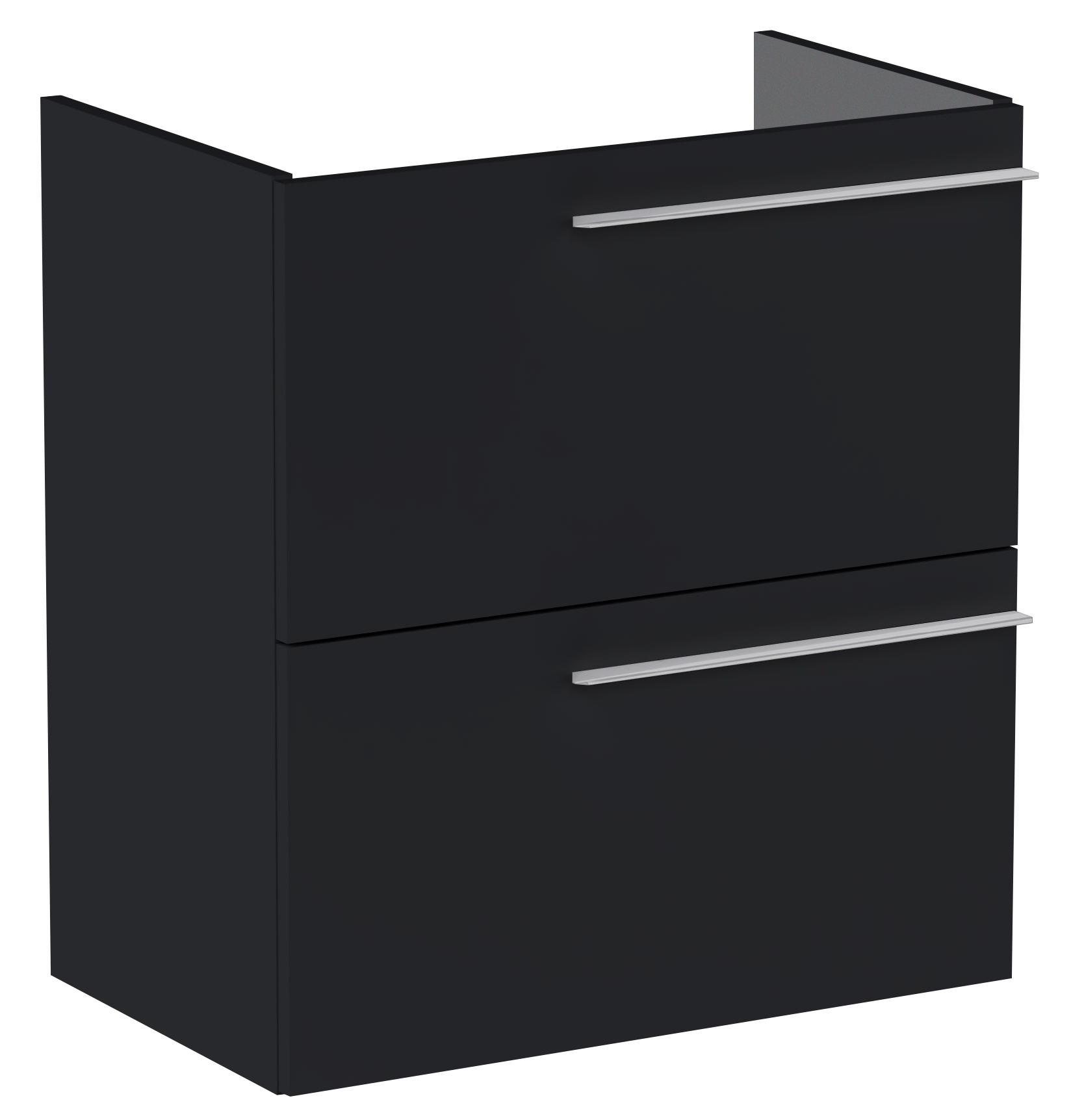 Roca Ella szafka 58,5x34,6x63,5 cm podumywalkowa wisząca czarny mat A857778532