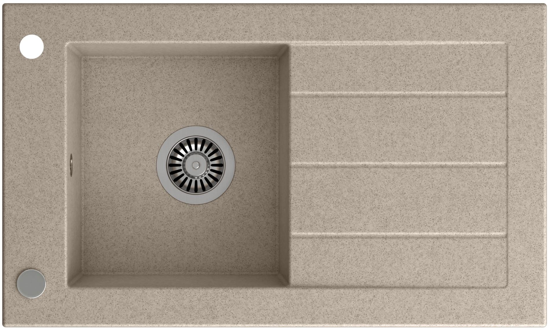 Quadron Will zlewozmywak GraniteQ 77,2x46 cm beżowy HCQW7846BEZK
