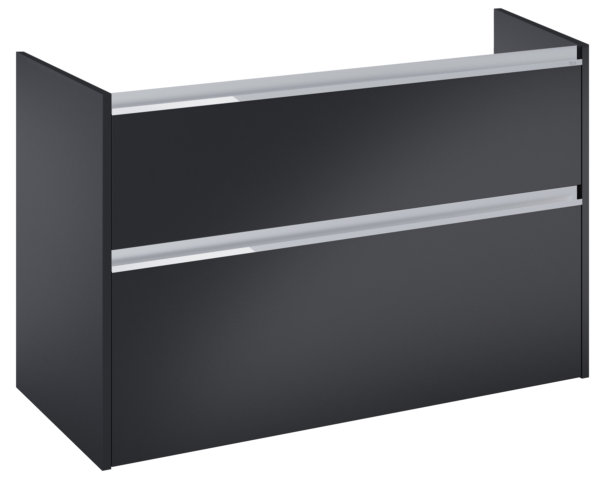 Roca Gap Pro szafka 98,5x46x66,3 cm podumywalkowa wisząca czarny mat A857901532