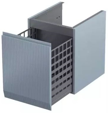 Oristo Brylant szafka 40x45,5x50 cm boczna wisząca szara OR36-SN1S-40-16R