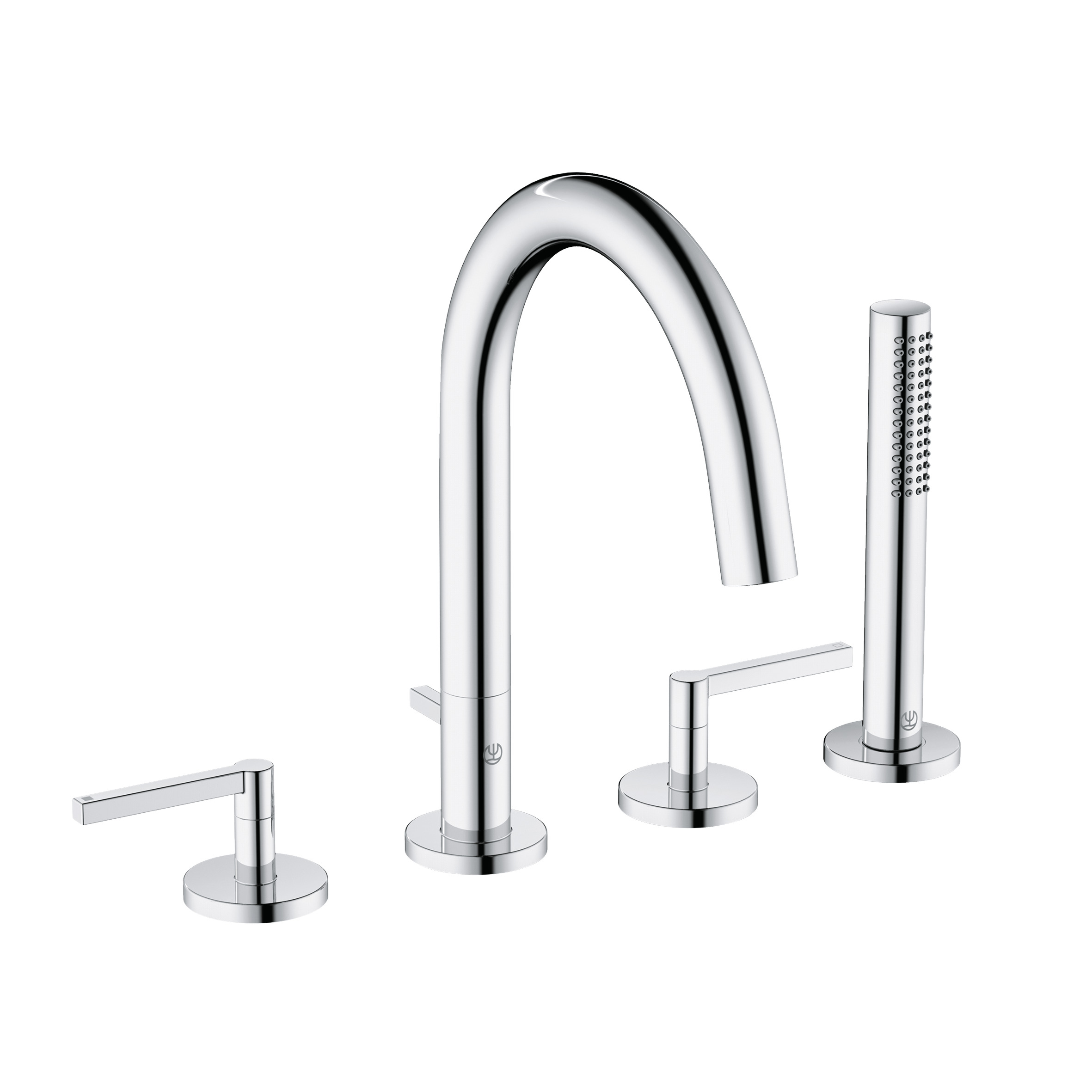 Kludi Nova Fonte bateria wannowo-prysznicowa 4-otworowa chrom 204250515