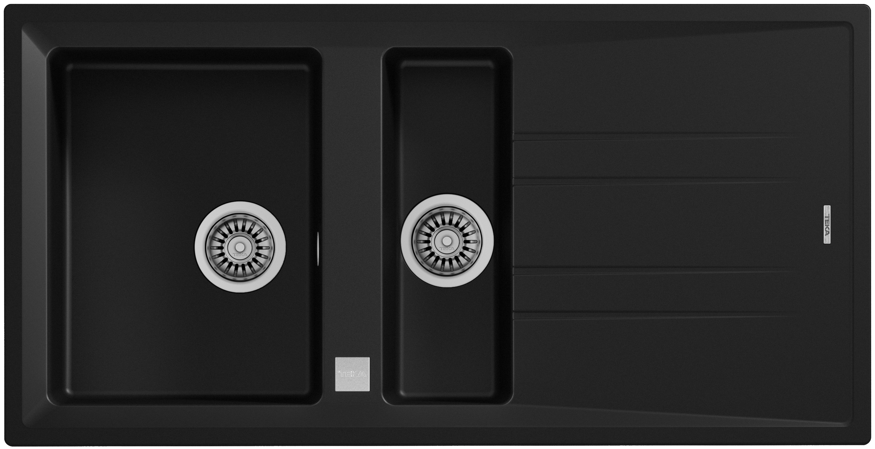 Teka Stone zlewozmywak Tegranit 100x51 cm czarny 115360008