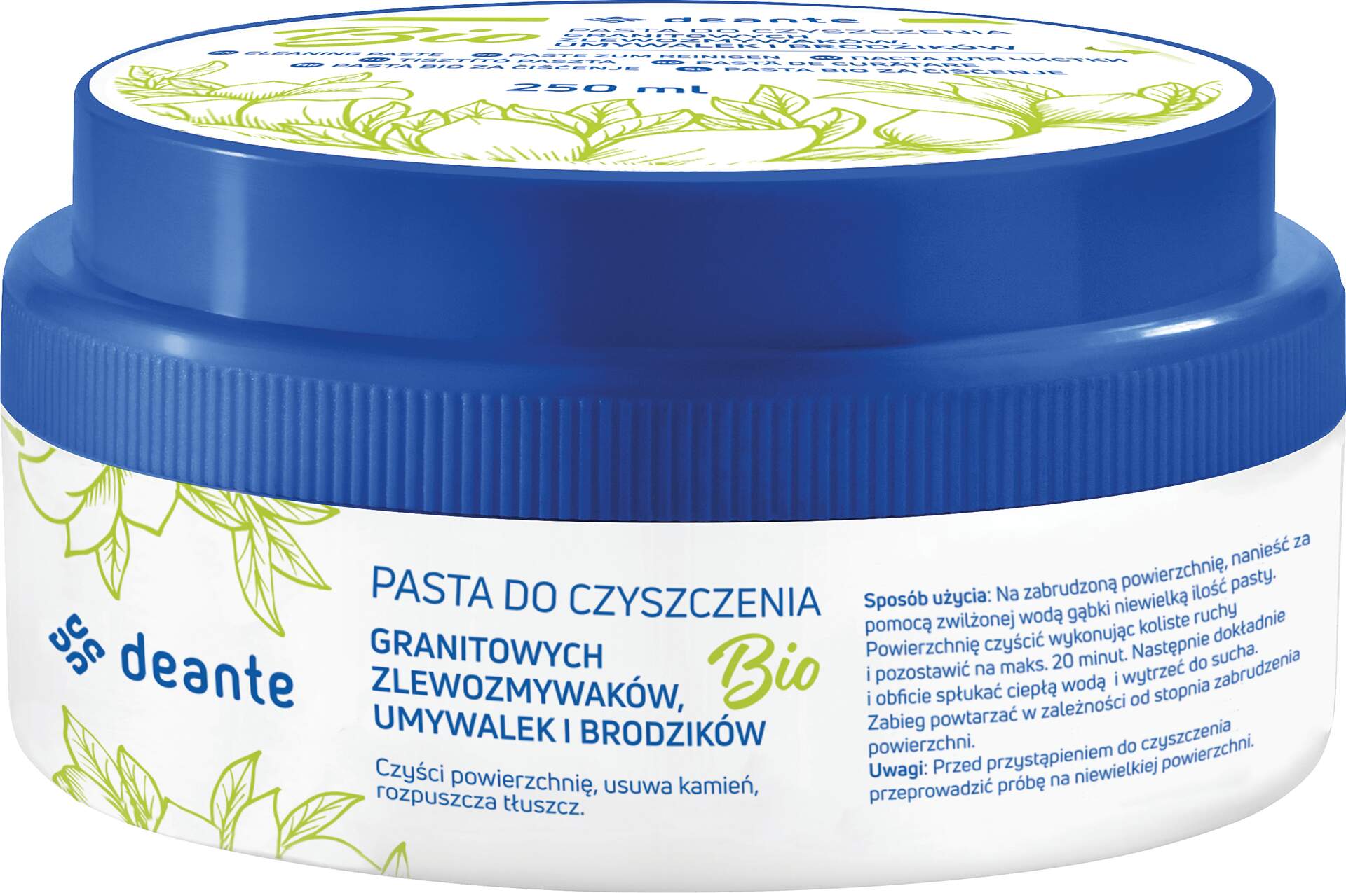 Deante Clinic pasta do czyszczenia zlewozmywaków granitowych 250 ml (0,25 l) ZZZ000F - Wysyłka w 24h