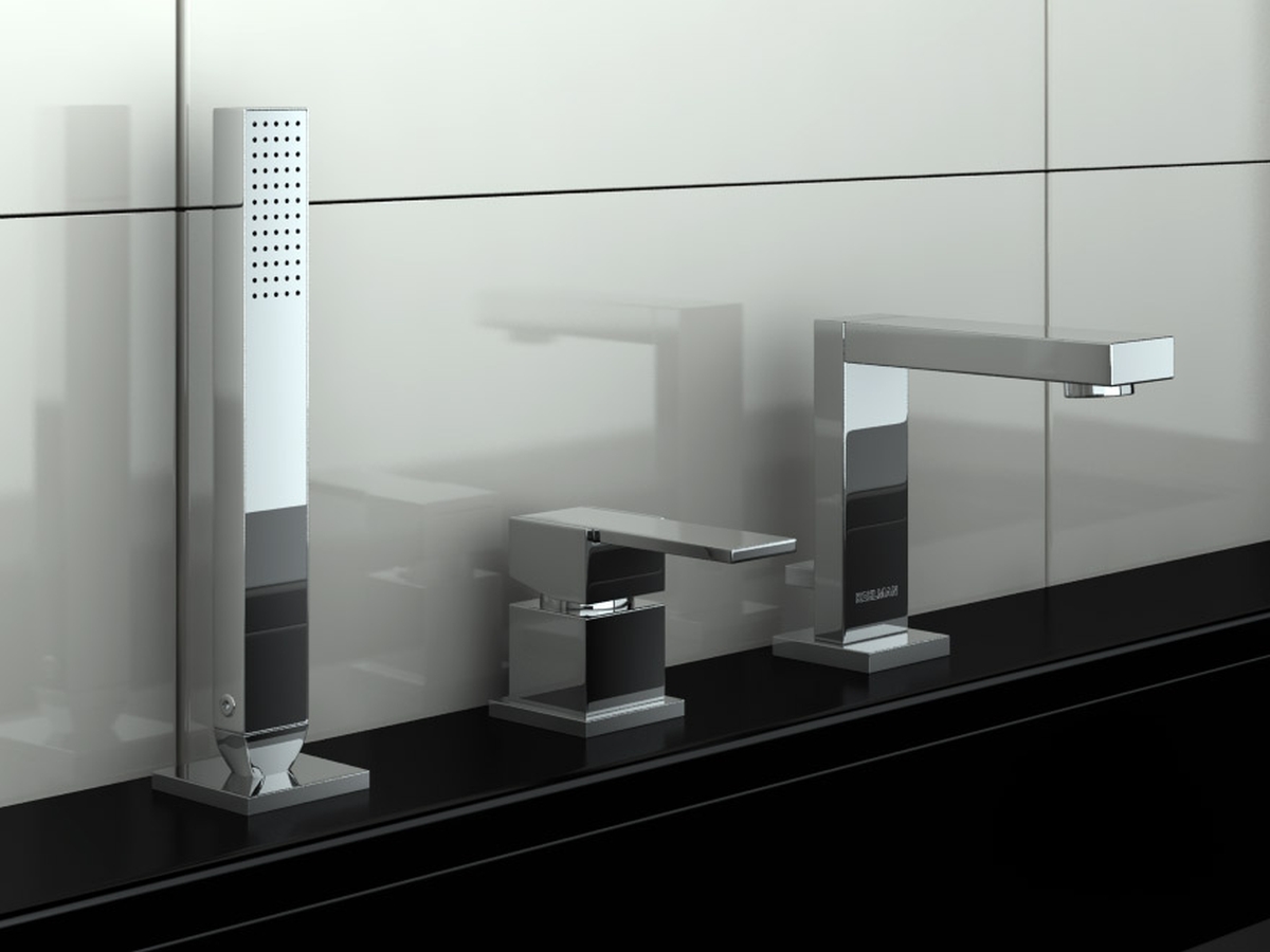 Kohlman Excelent bateria wannowo-prysznicowa 3-otworowa chrom QB241H