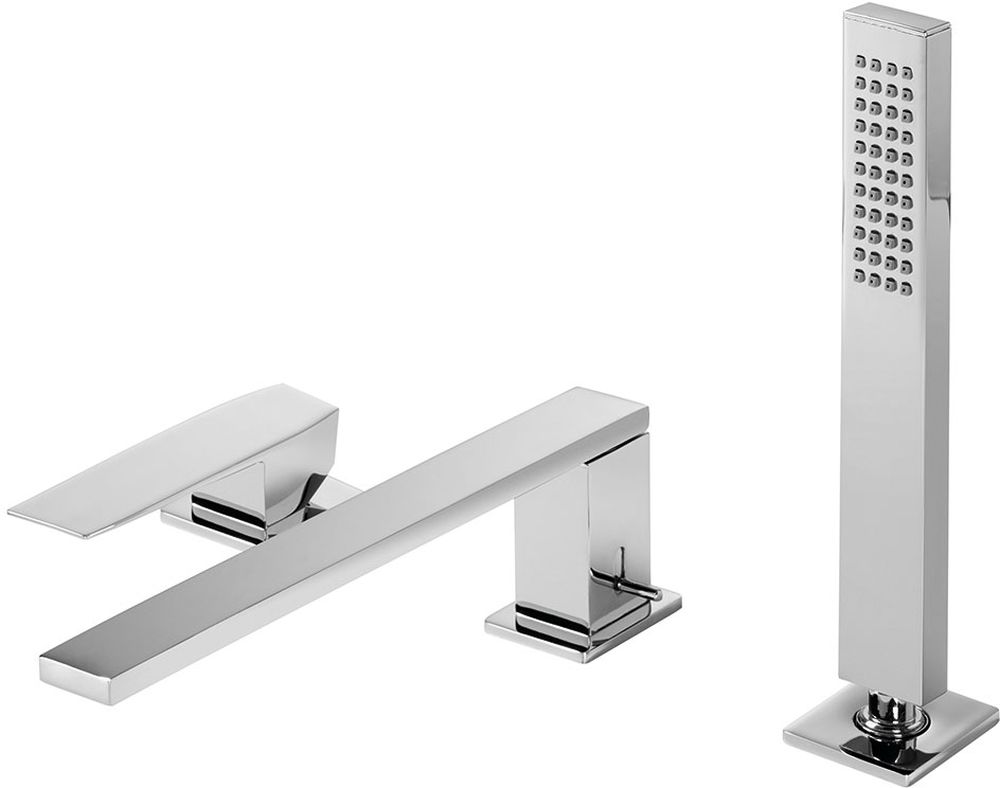 Tres Slim Exclusive bateria wannowo-prysznicowa 3-otworowa chrom 202.161.01