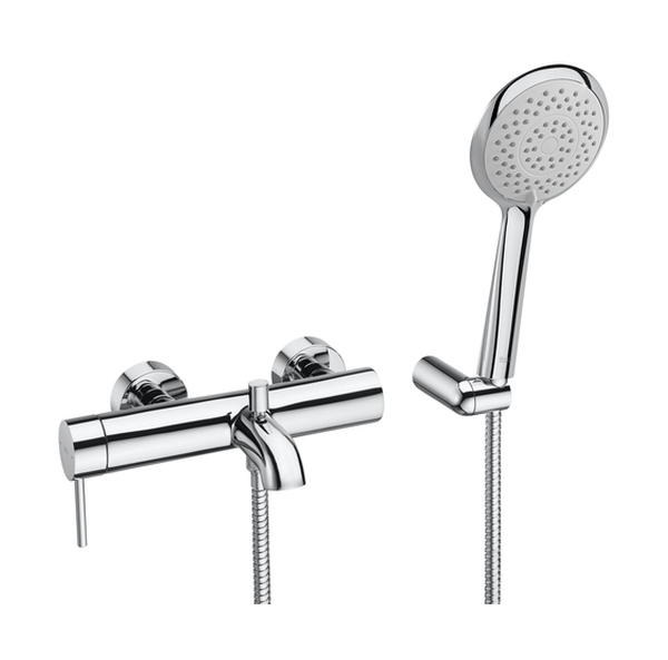 Roca Lanta bateria wannowo-prysznicowa ścienna chrom A5A0111C00 - Wysyłka w 24h