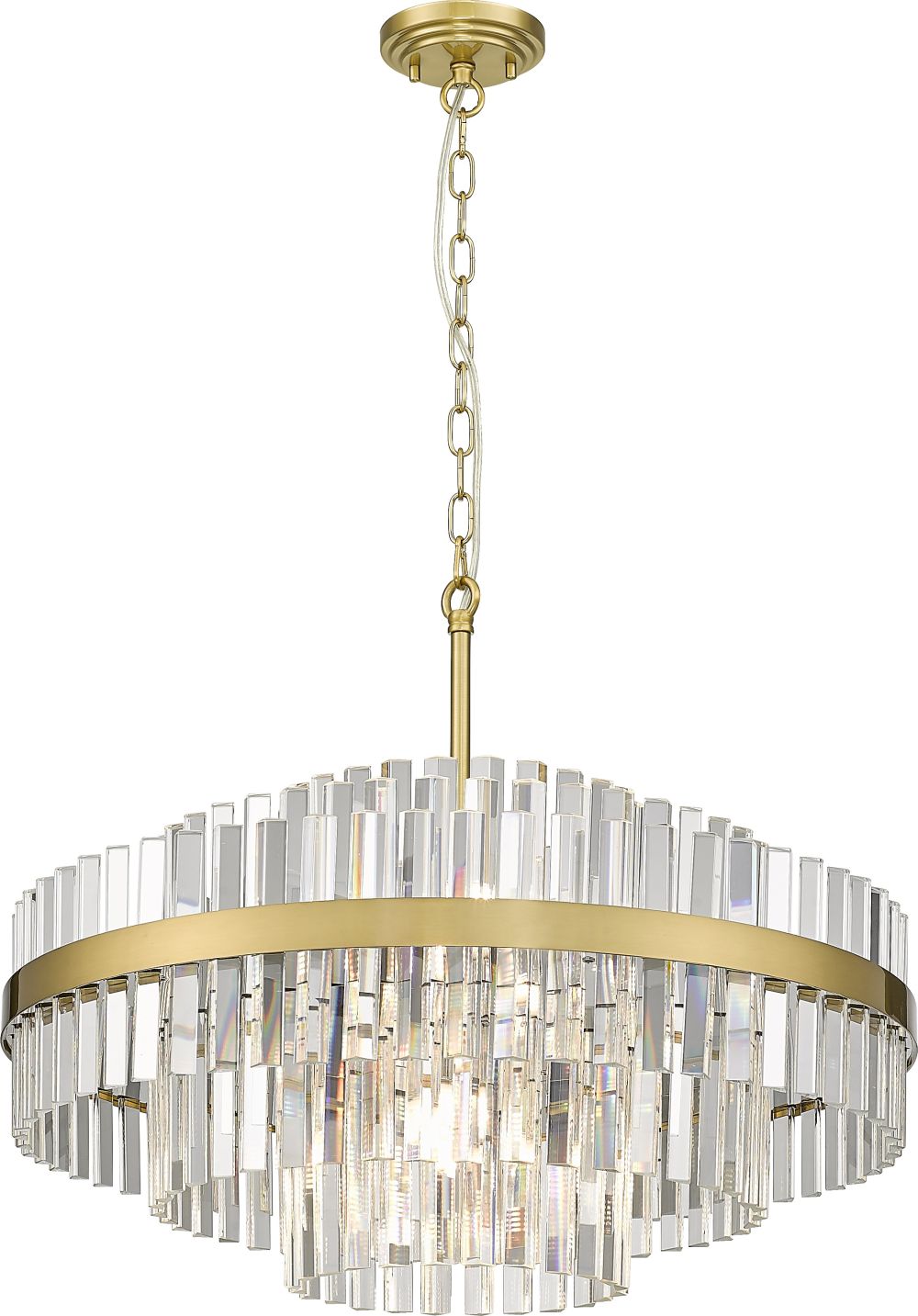 Zuma Line Constantinople lampa wisząca 12x28 W szczotkowany mosiądz P0567-12A-2GAC