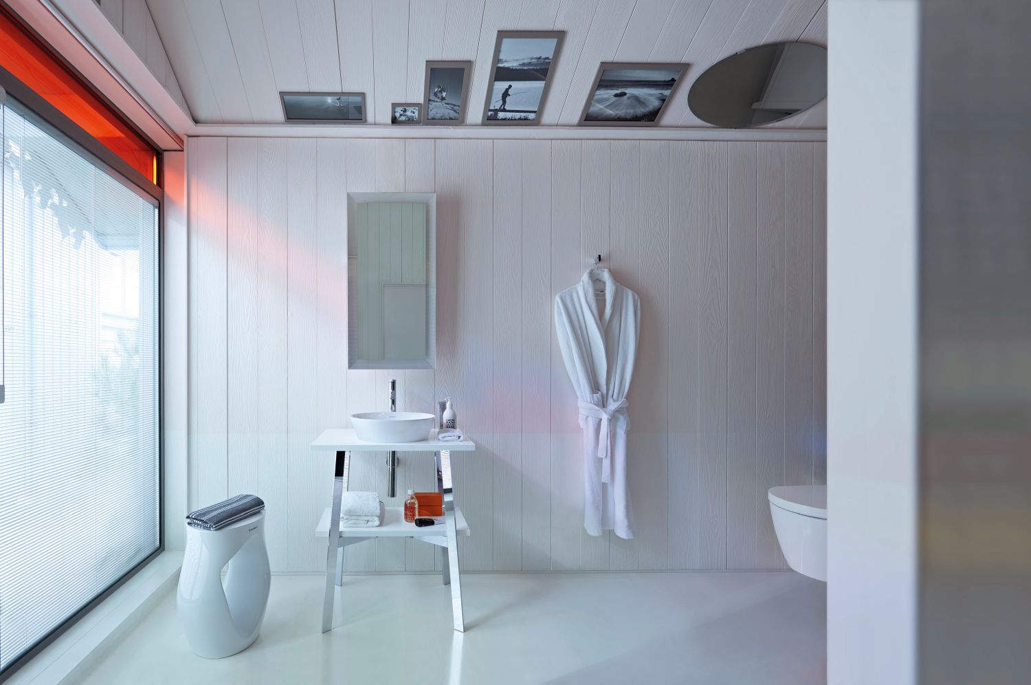 Duravit Cape Cod umywalka 40x36 cm nablatowa owalna WonderGliss biała 23284000001