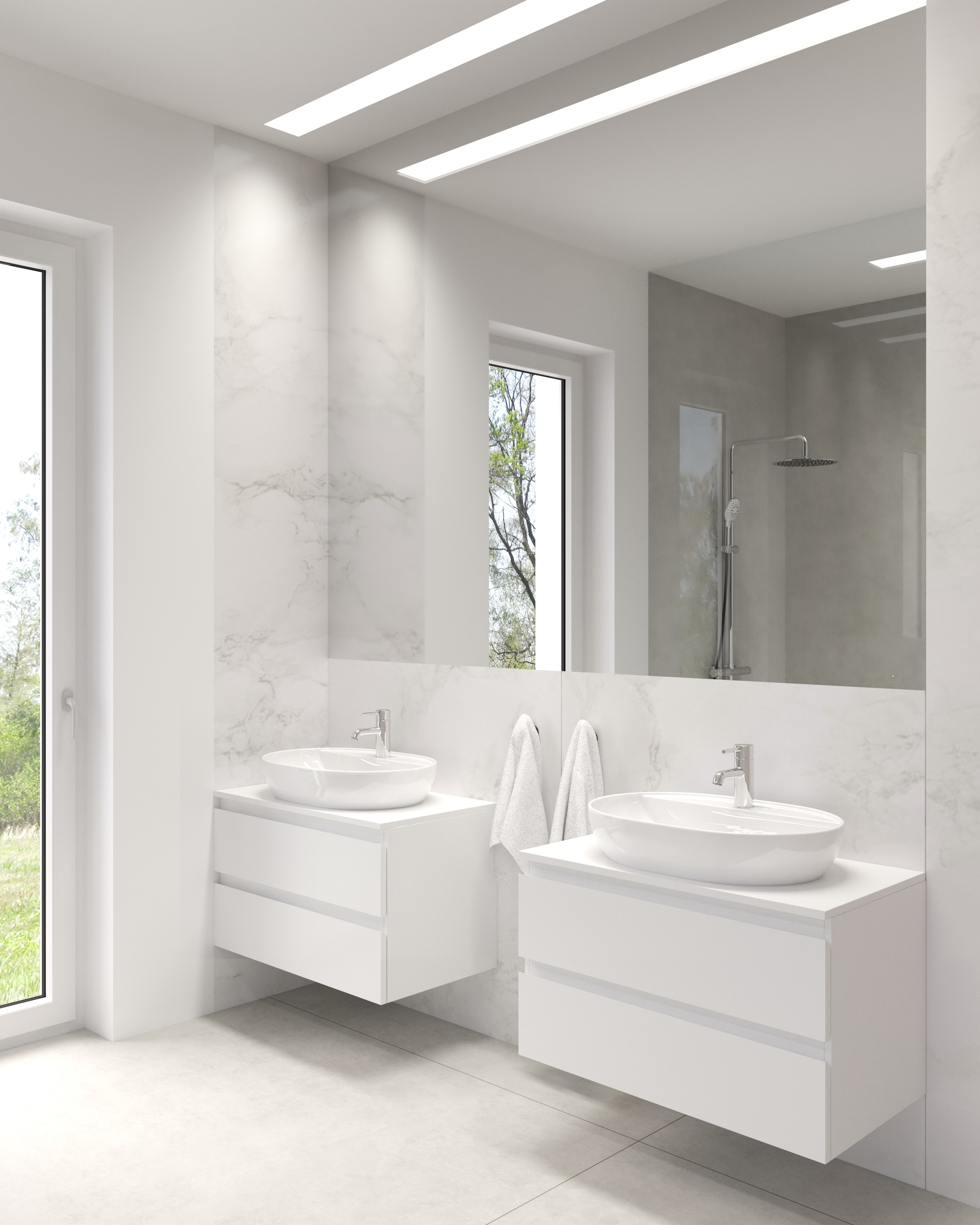 Oltens Hamnes Thin umywalka 62x42 cm nablatowa owalna z powłoką SmartClean biała 41814000 - Wysyłka w 24h